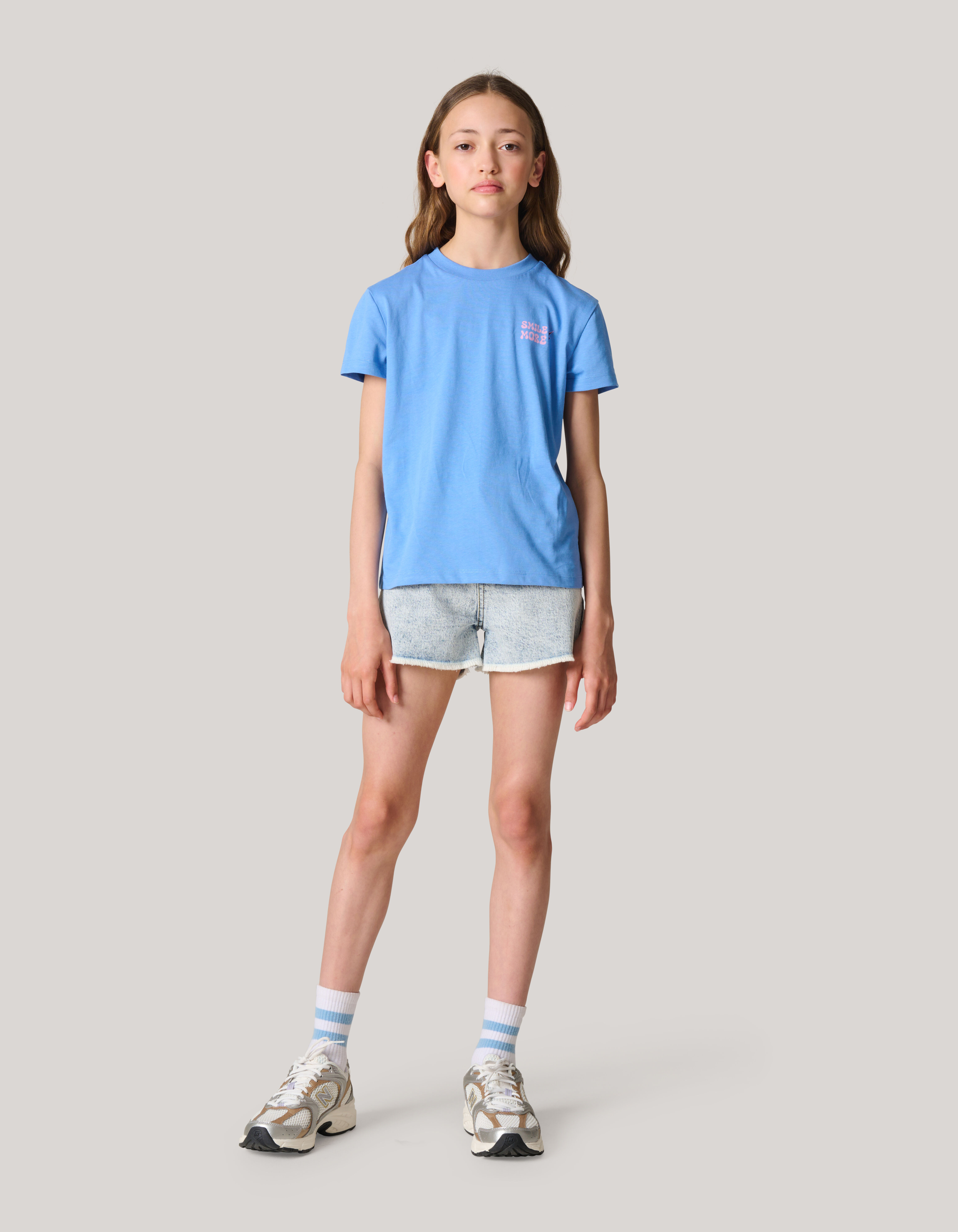 Artwork T-shirt Blauw SHOEBY GIRLS