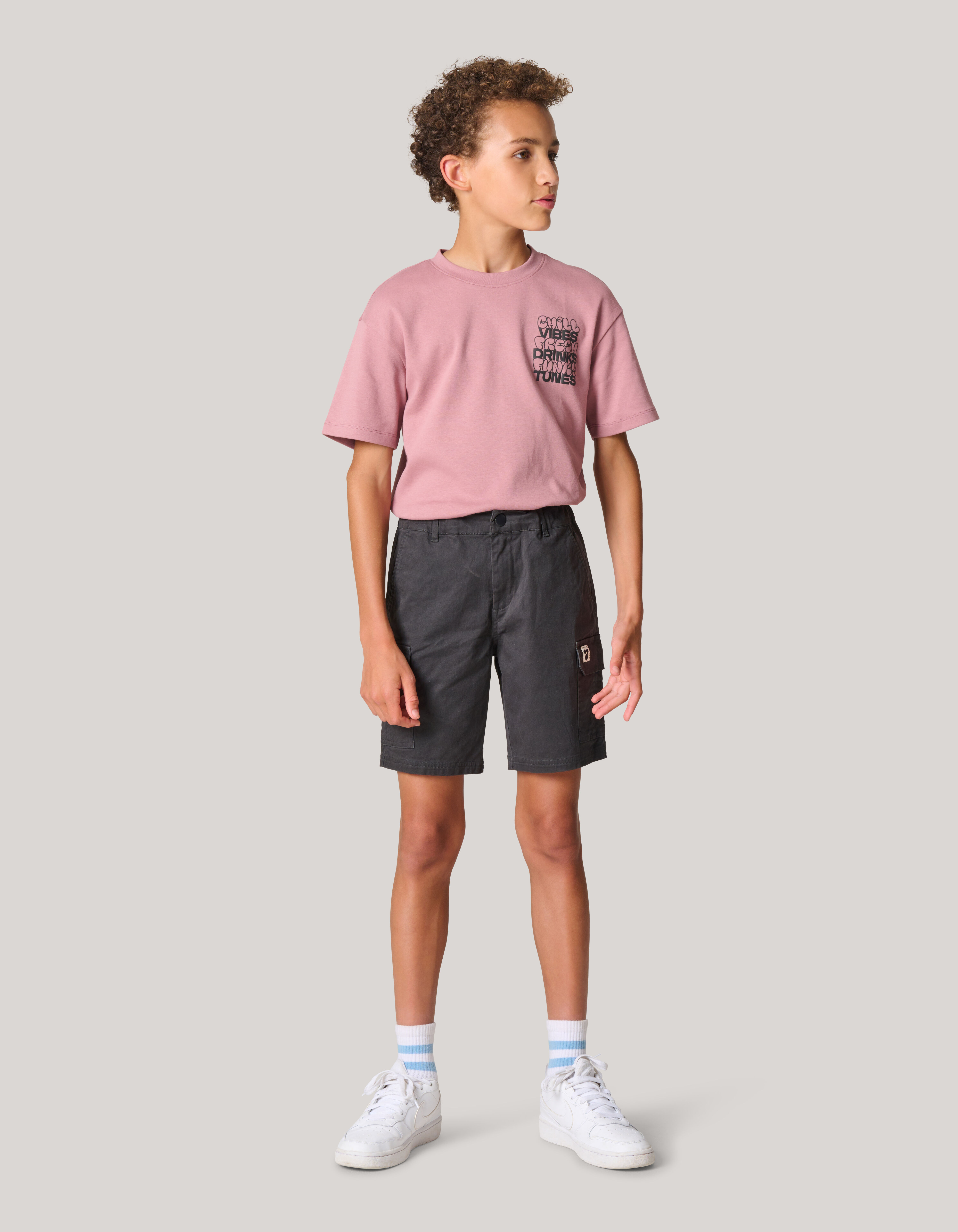 Cargo Short Donkergrijs SHOEBY BOYS