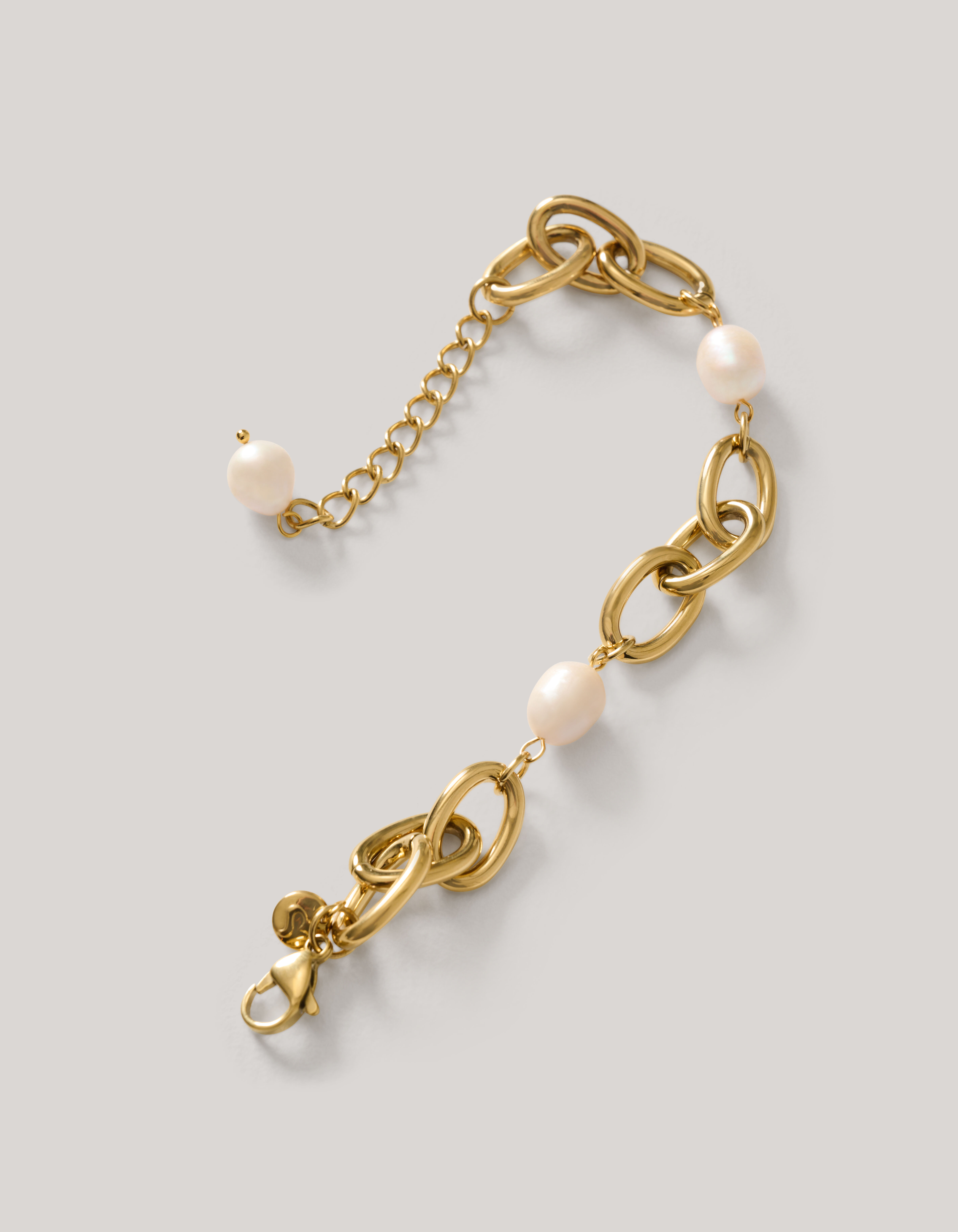 Pearl Chain Armband Goud SHOEBY ACCESSOIRES