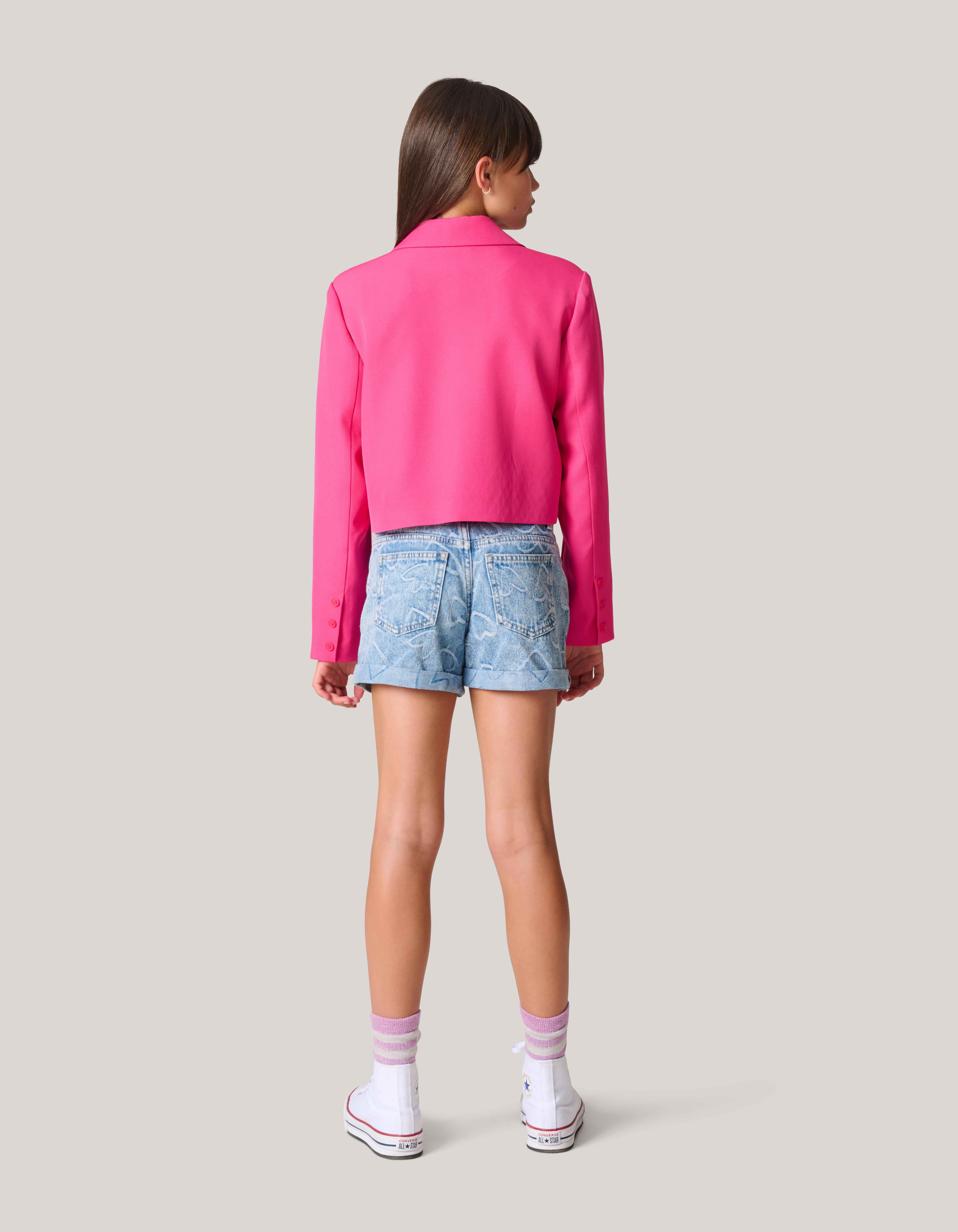 Cropped Blazer Roze SHOEBY GIRLS