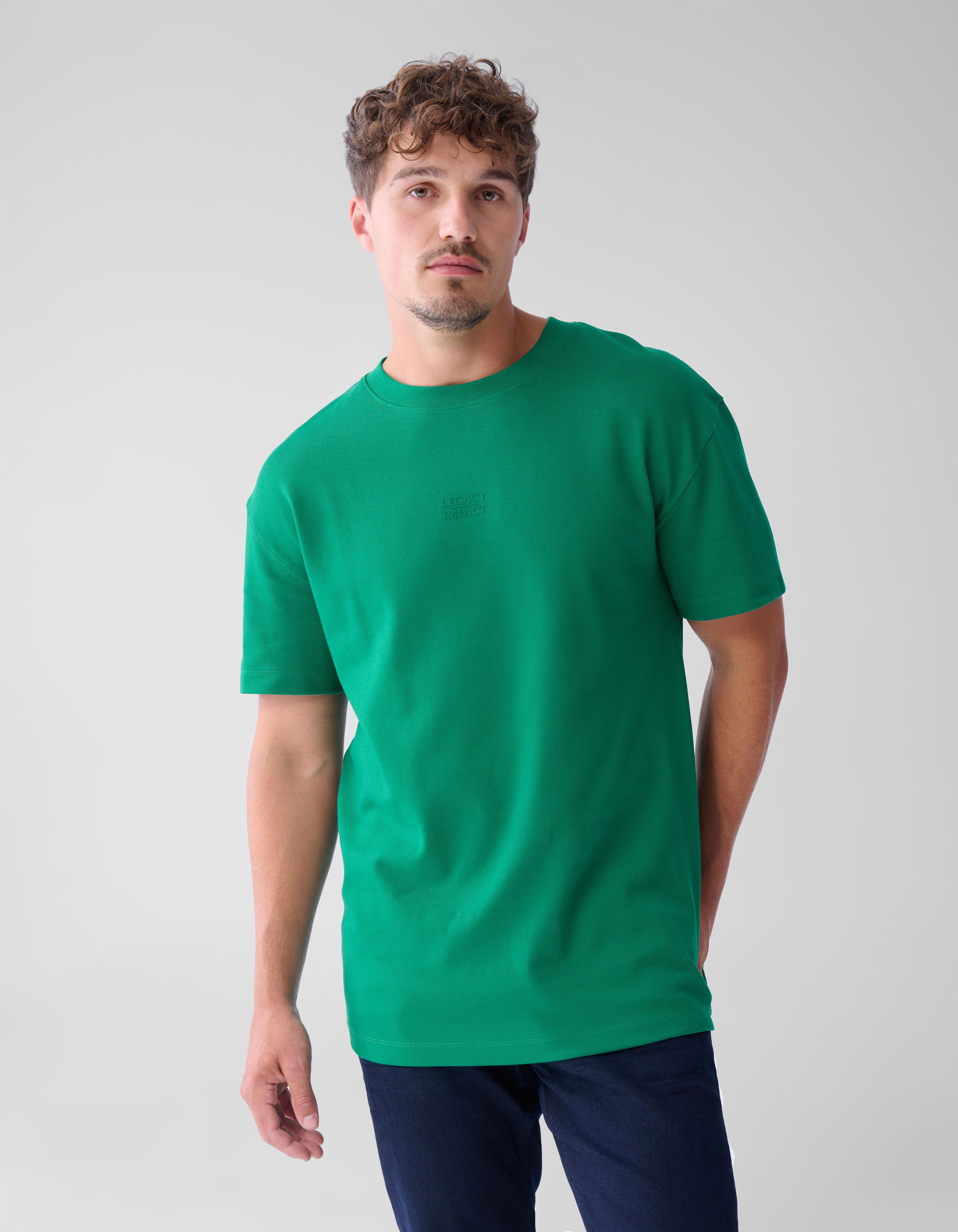 Artwork T-shirt Groen SHOEBY MEN