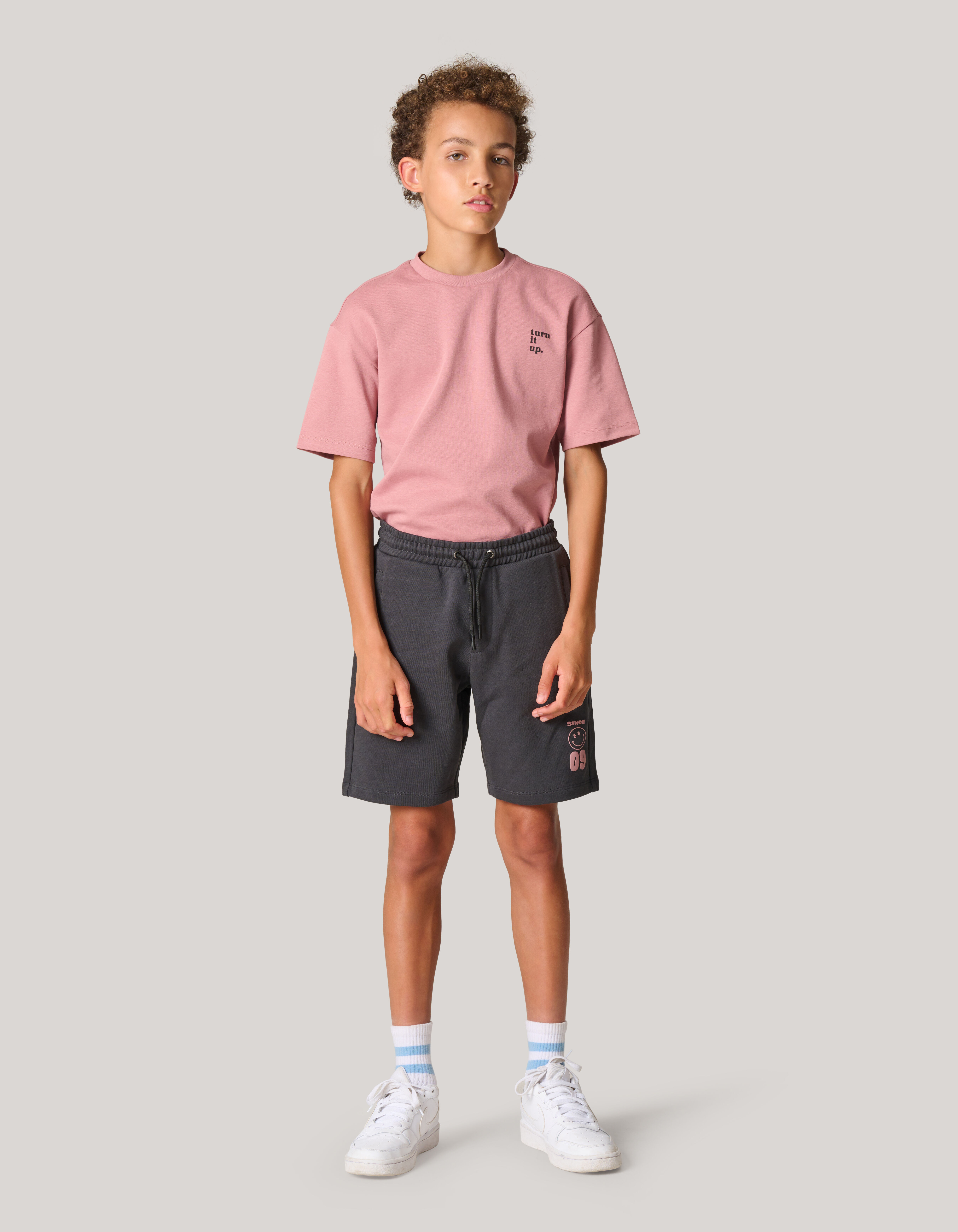 Sweat Short Donkergrijs SHOEBY BOYS