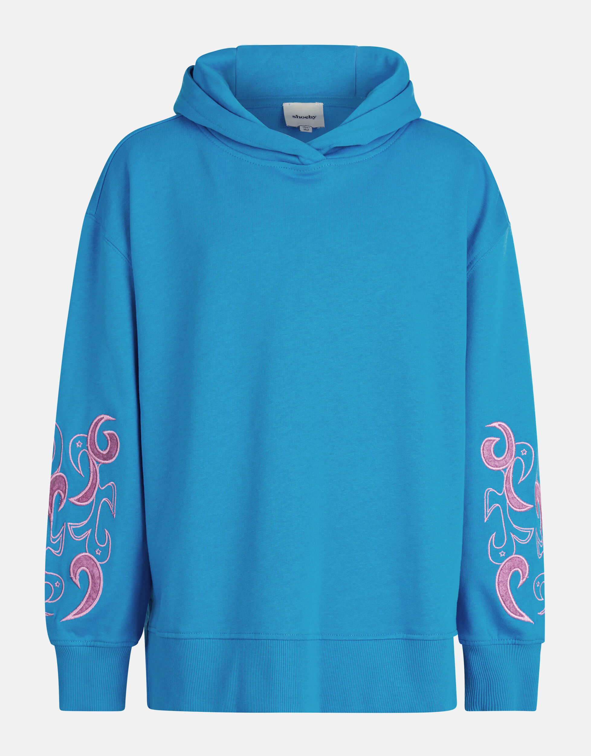 Embroidery Hoodie Blauw SHOEBY GIRLS