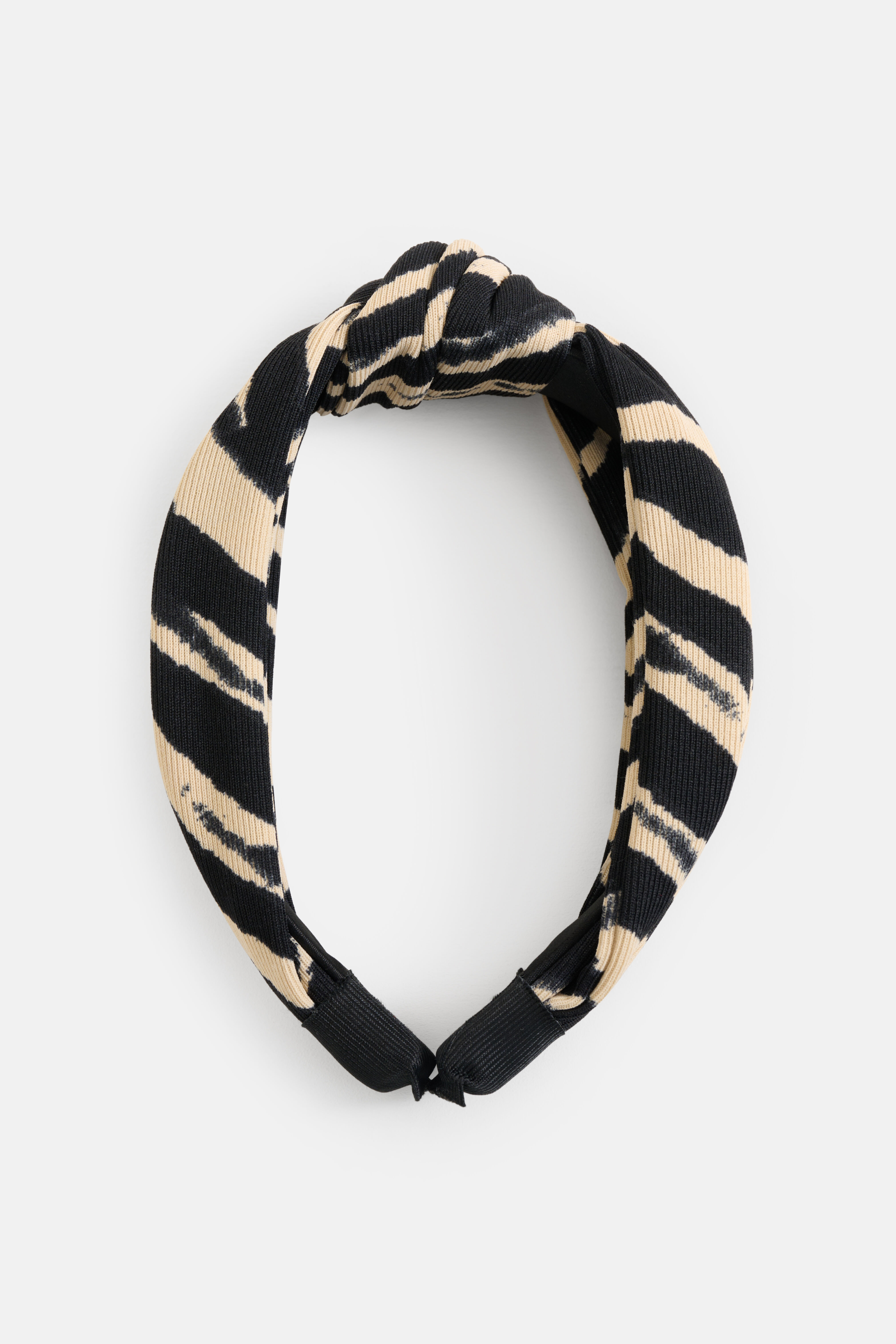 Zebra Knot Haarband Zwart SHOEBY ACCESSOIRES