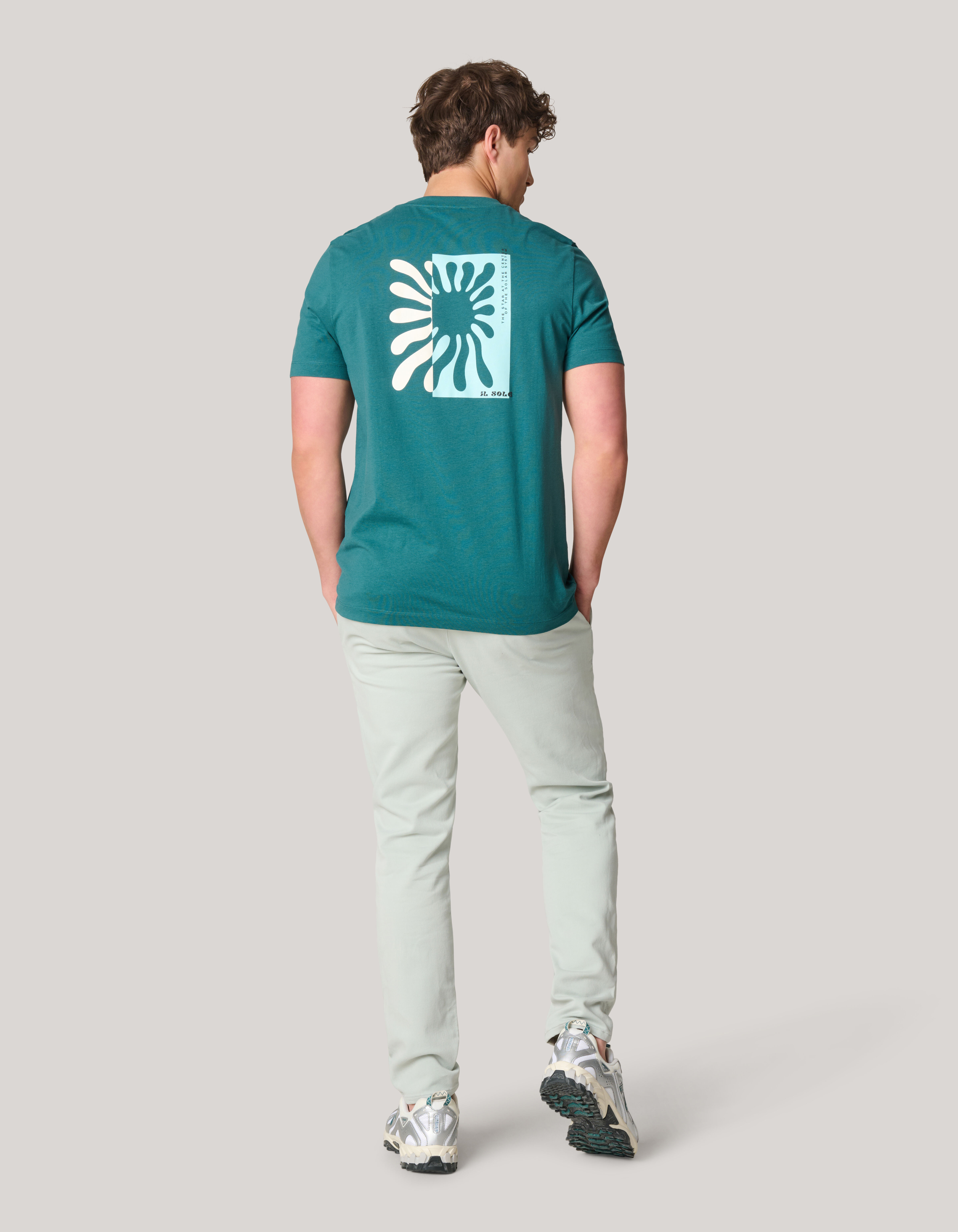 Artwork T-shirt Turquoise SHOEBY MEN