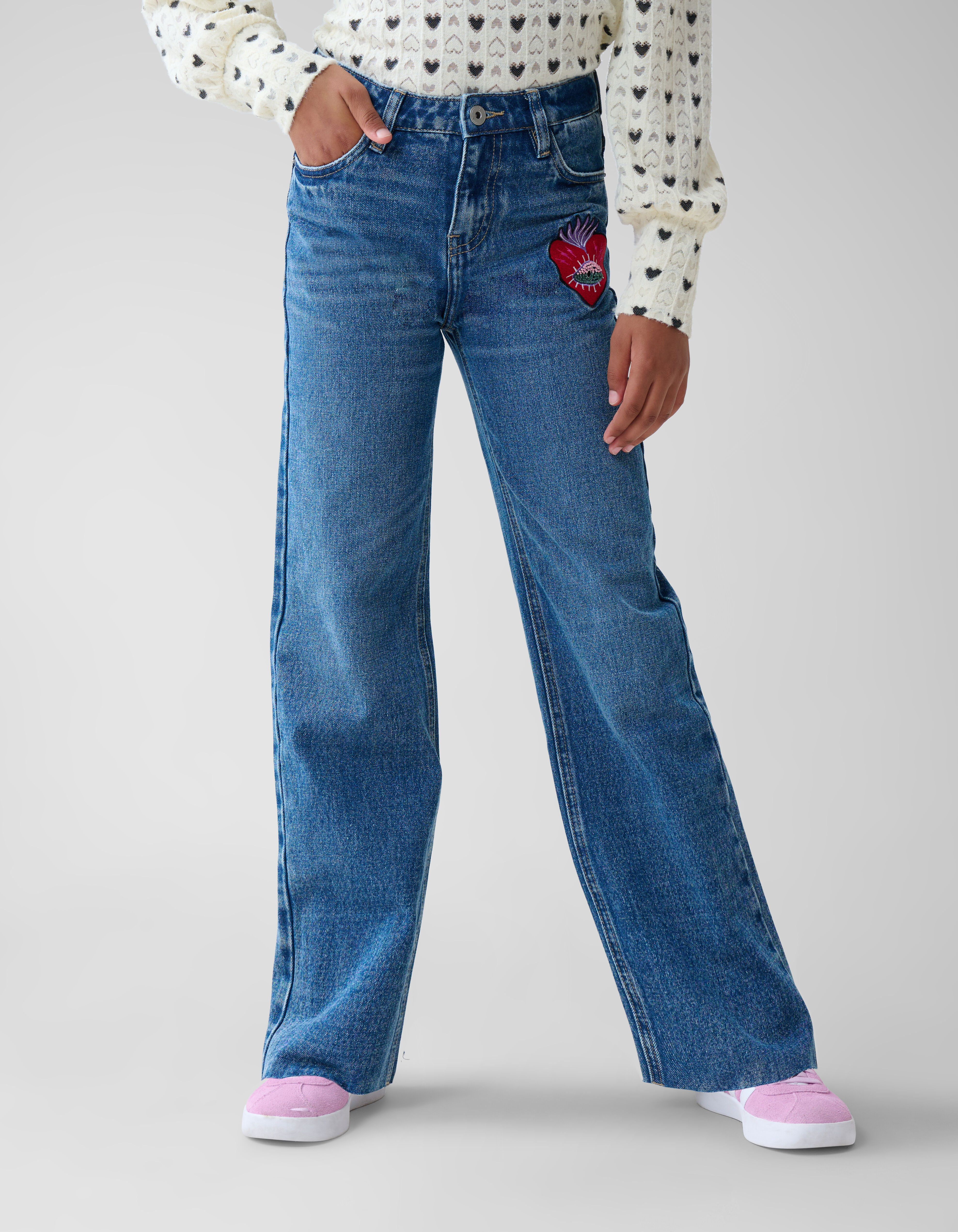 Straight Fit Jeans Mediumstone By Lizzy SHOEBY GIRLS