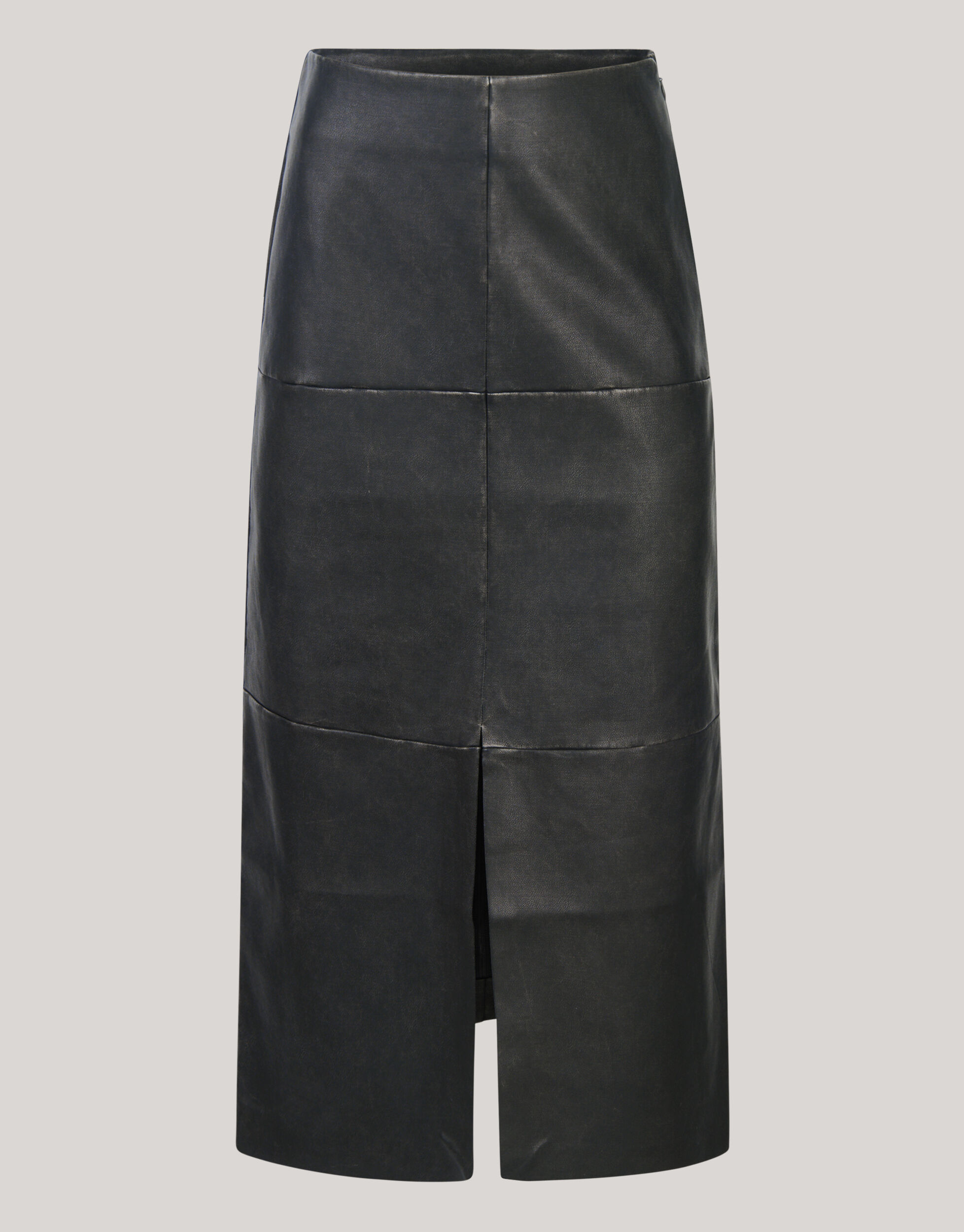 Washed Midi Rok Donkergrijs SHOEBY WOMEN