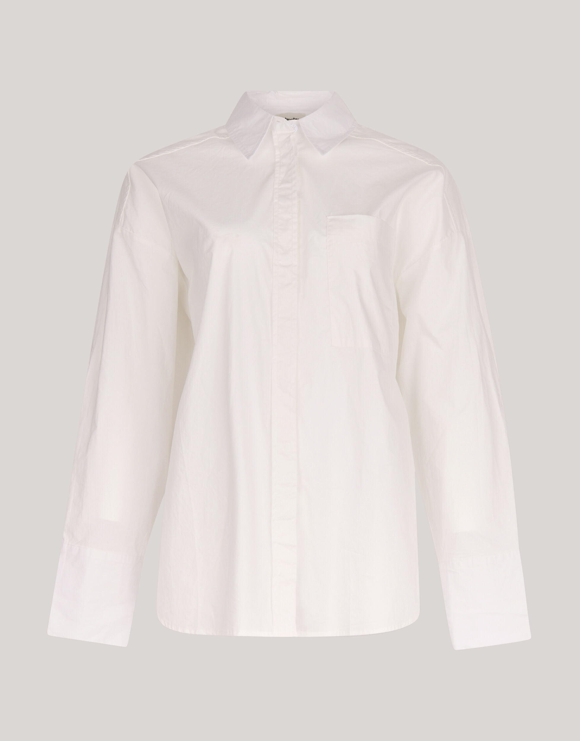 Poplin Blouse Wit SHOEBY WOMEN