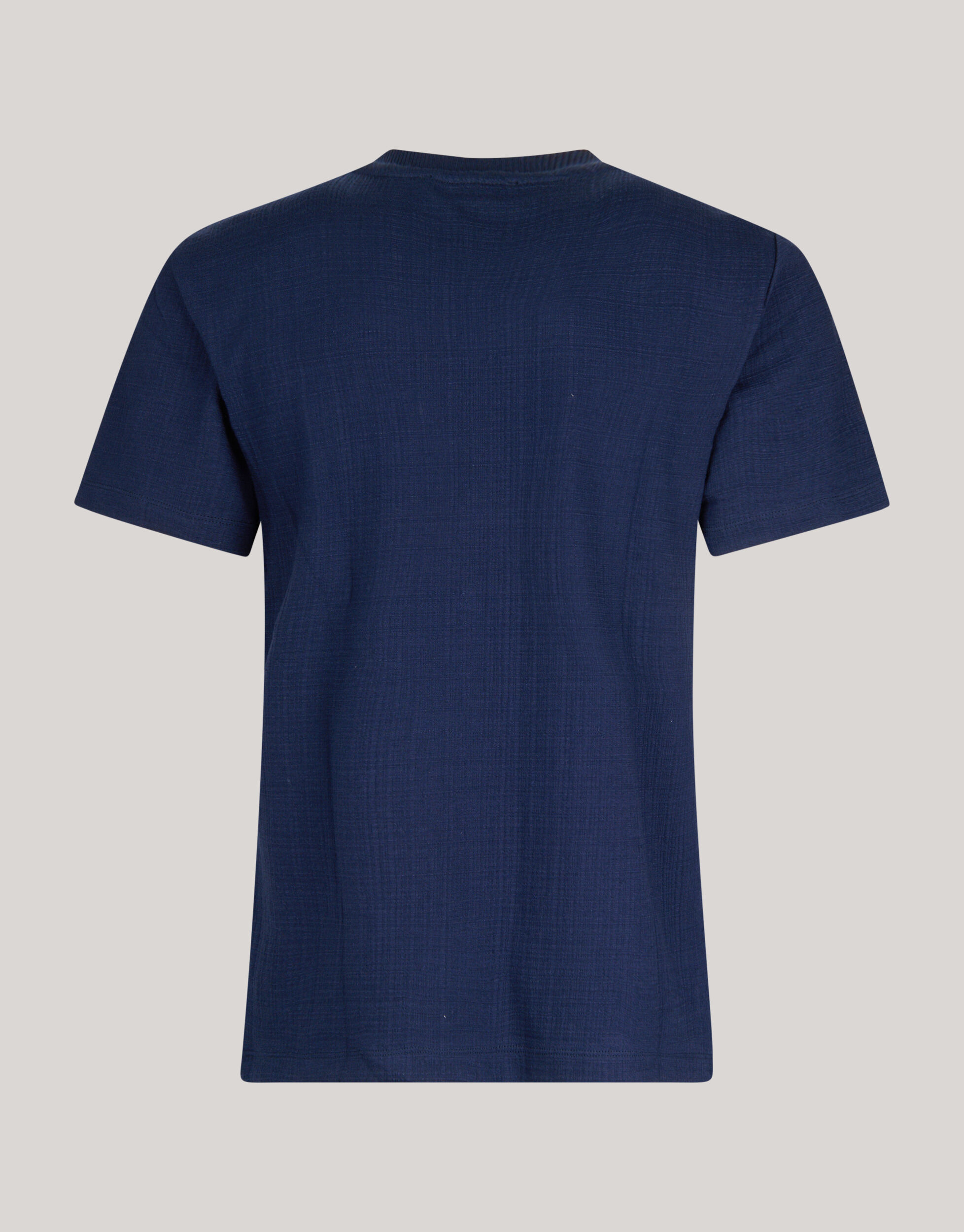 Structuur T-shirt Donkerblauw SHOEBY MEN