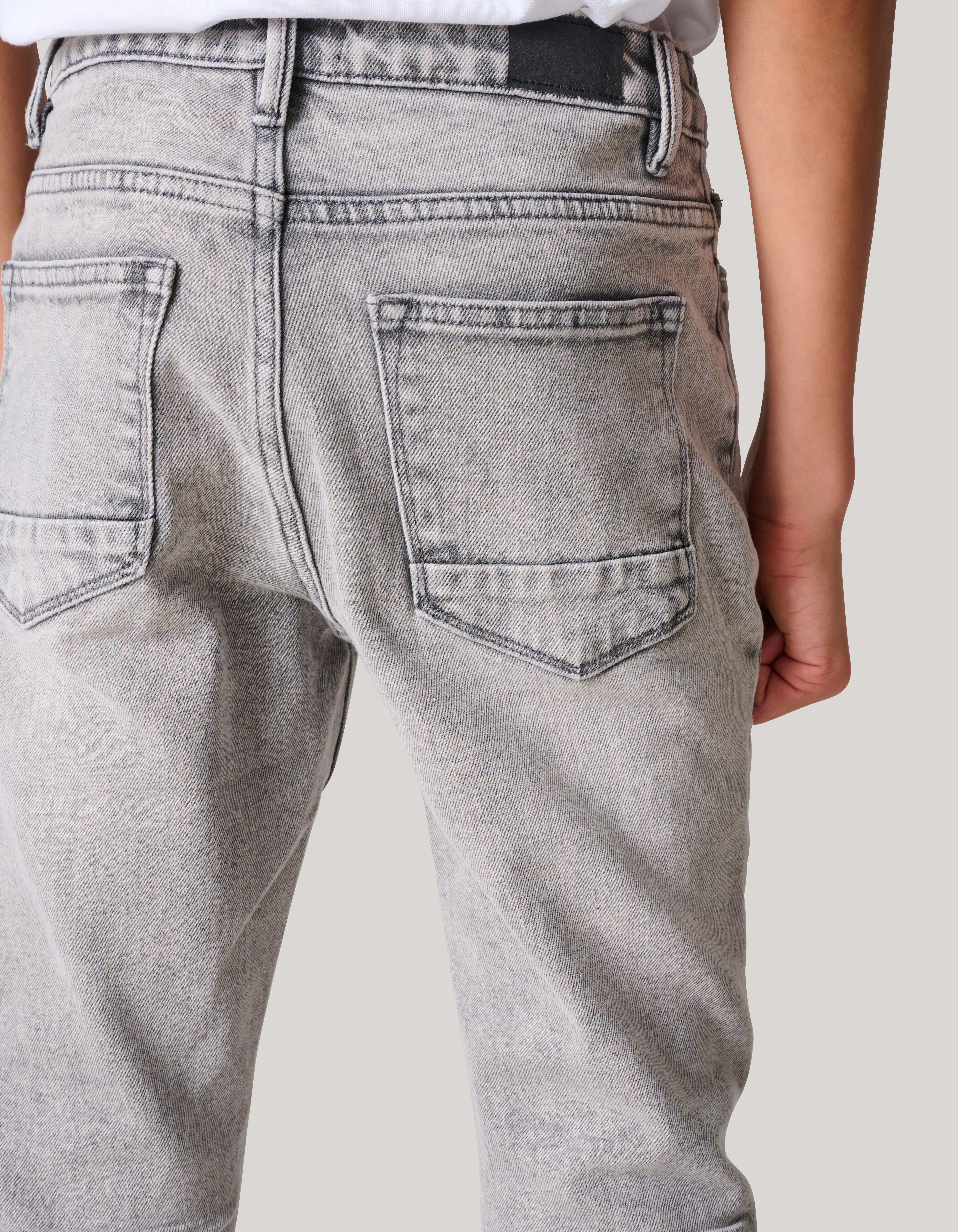 Tapered Fit Jeans Grijs SHOEBY BOYS