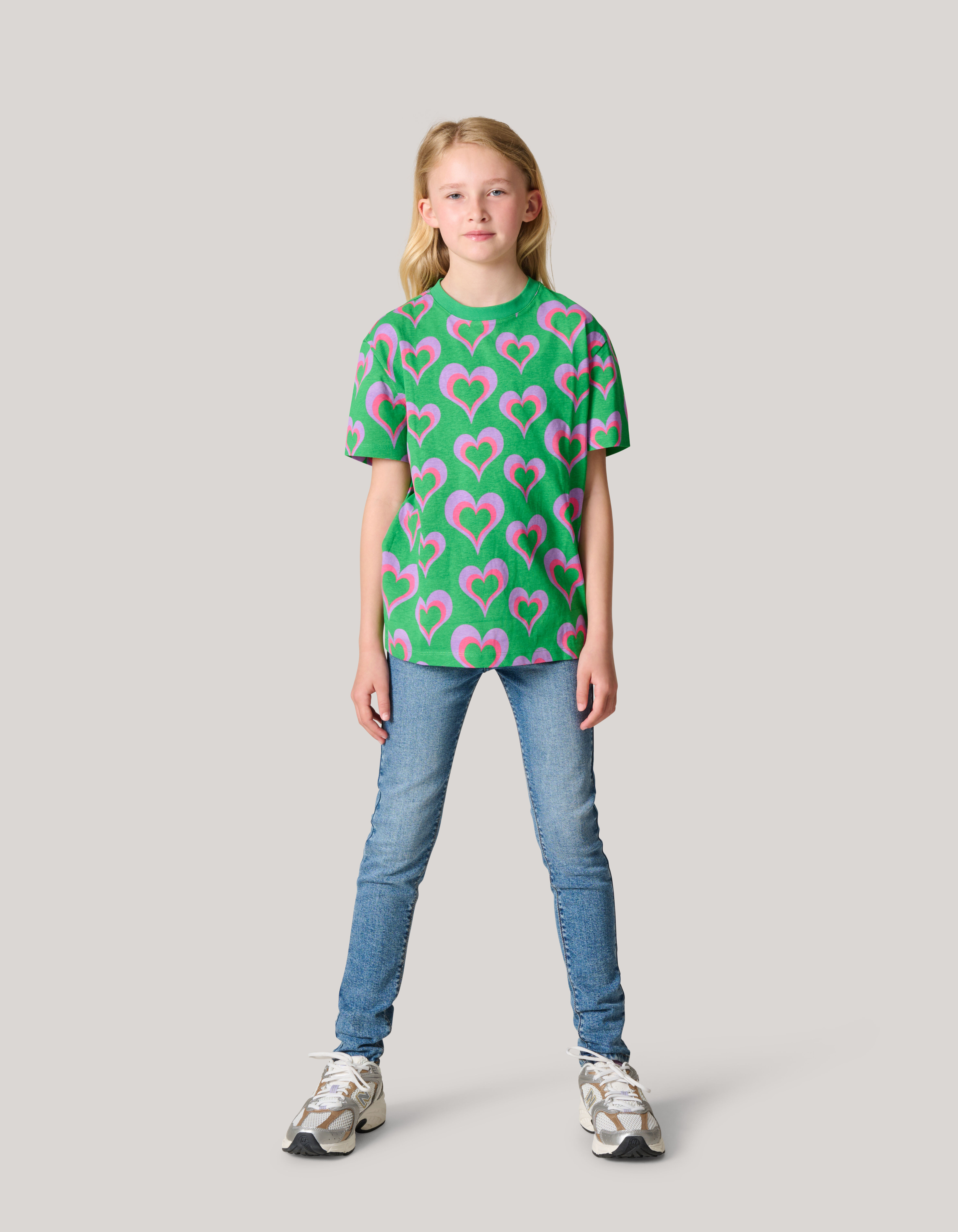 Printed T-shirt Groen SHOEBY GIRLS