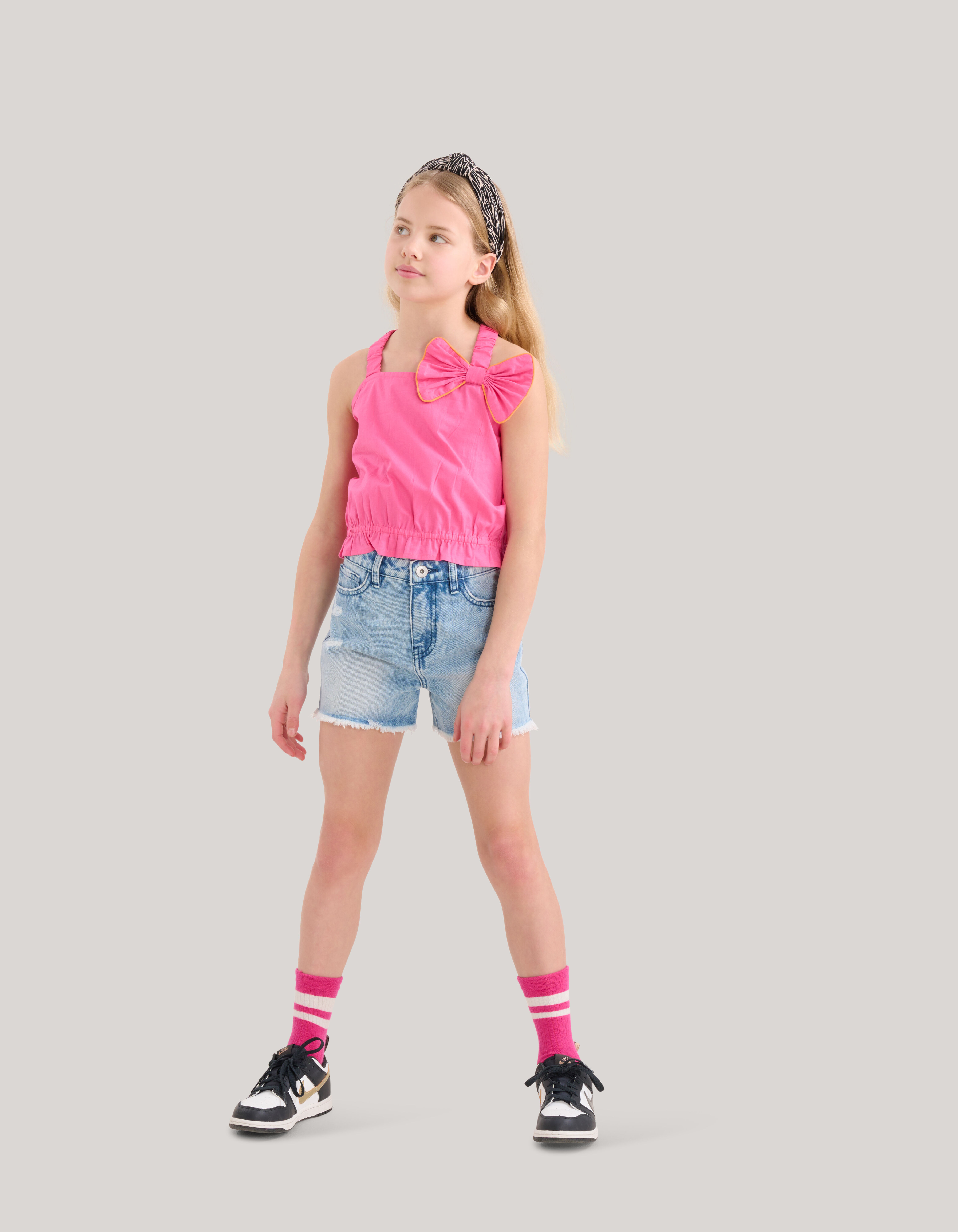 Strik Top Roze SHOEBY GIRLS