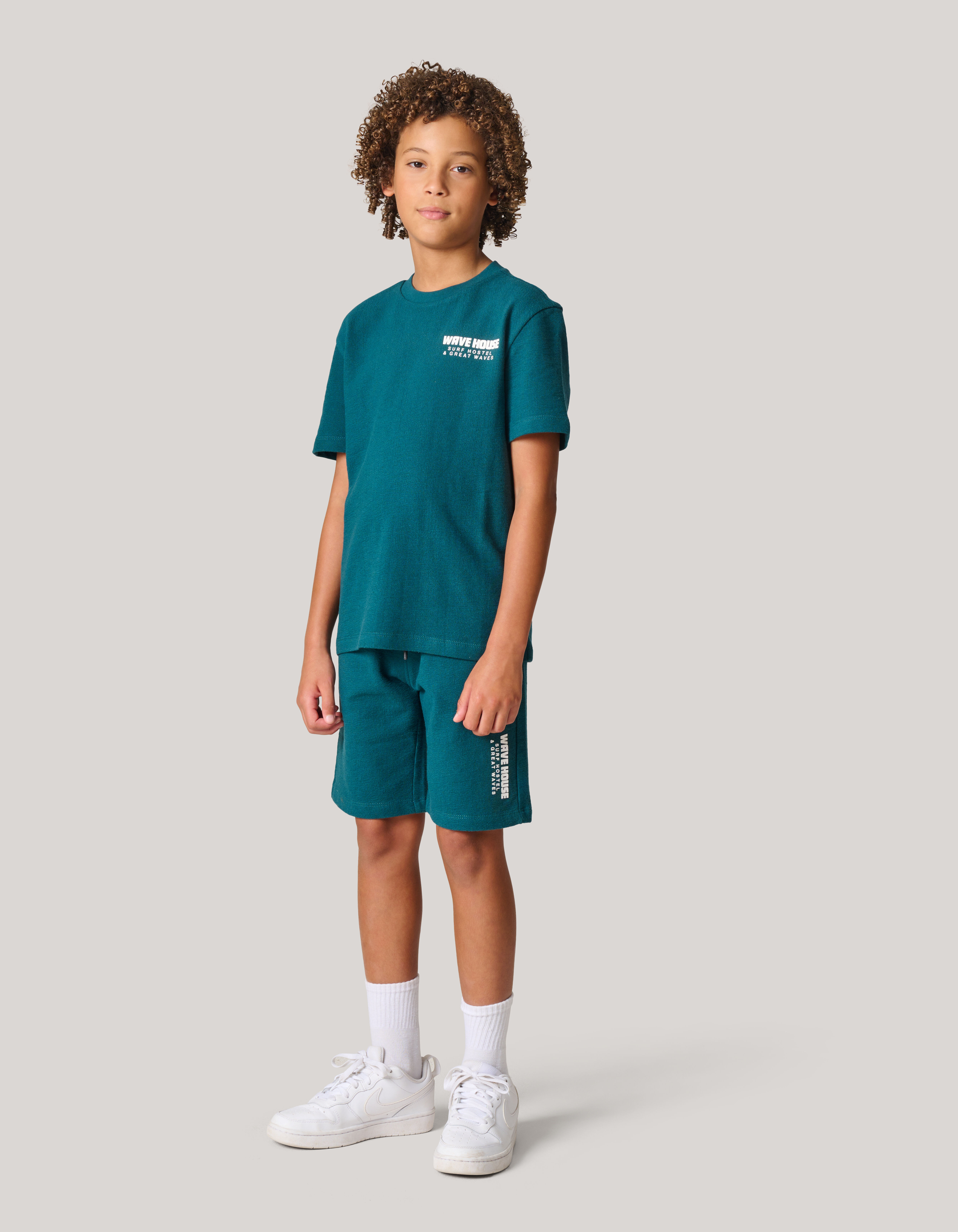 Structuur Short Donkergroen SHOEBY BOYS