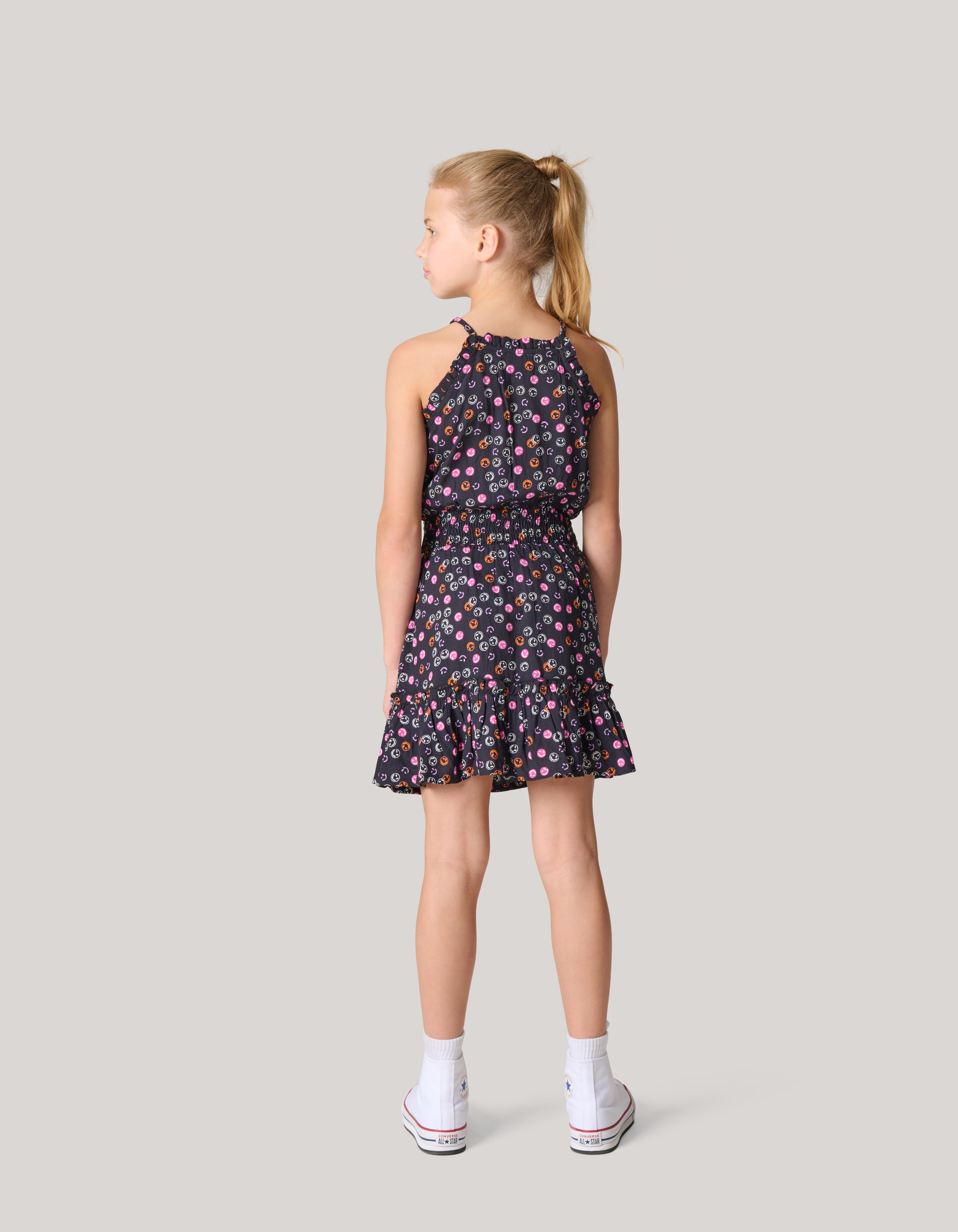 Printed Jurk Donkergrijs SHOEBY GIRLS