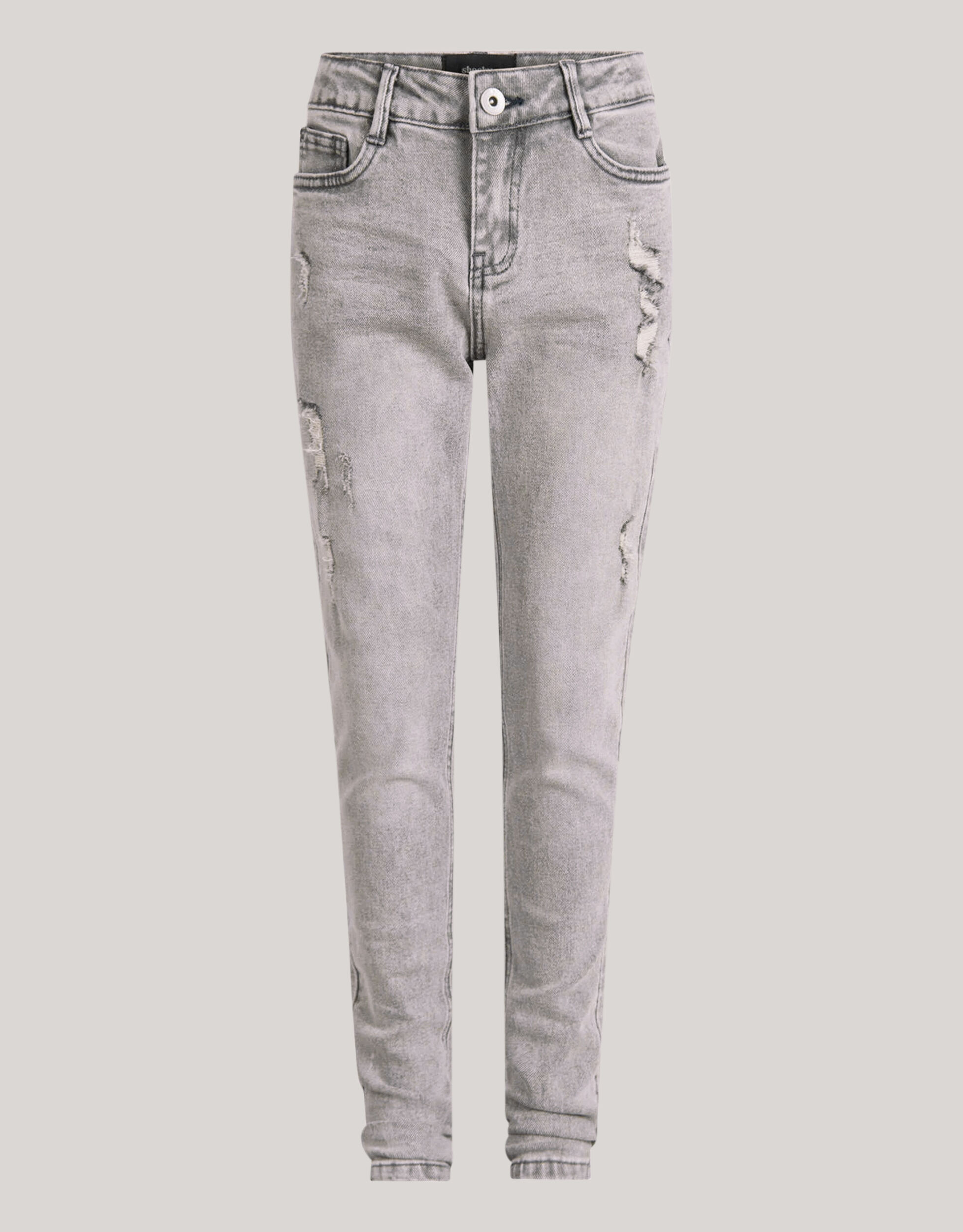 Tapered Fit Jeans Grijs SHOEBY BOYS