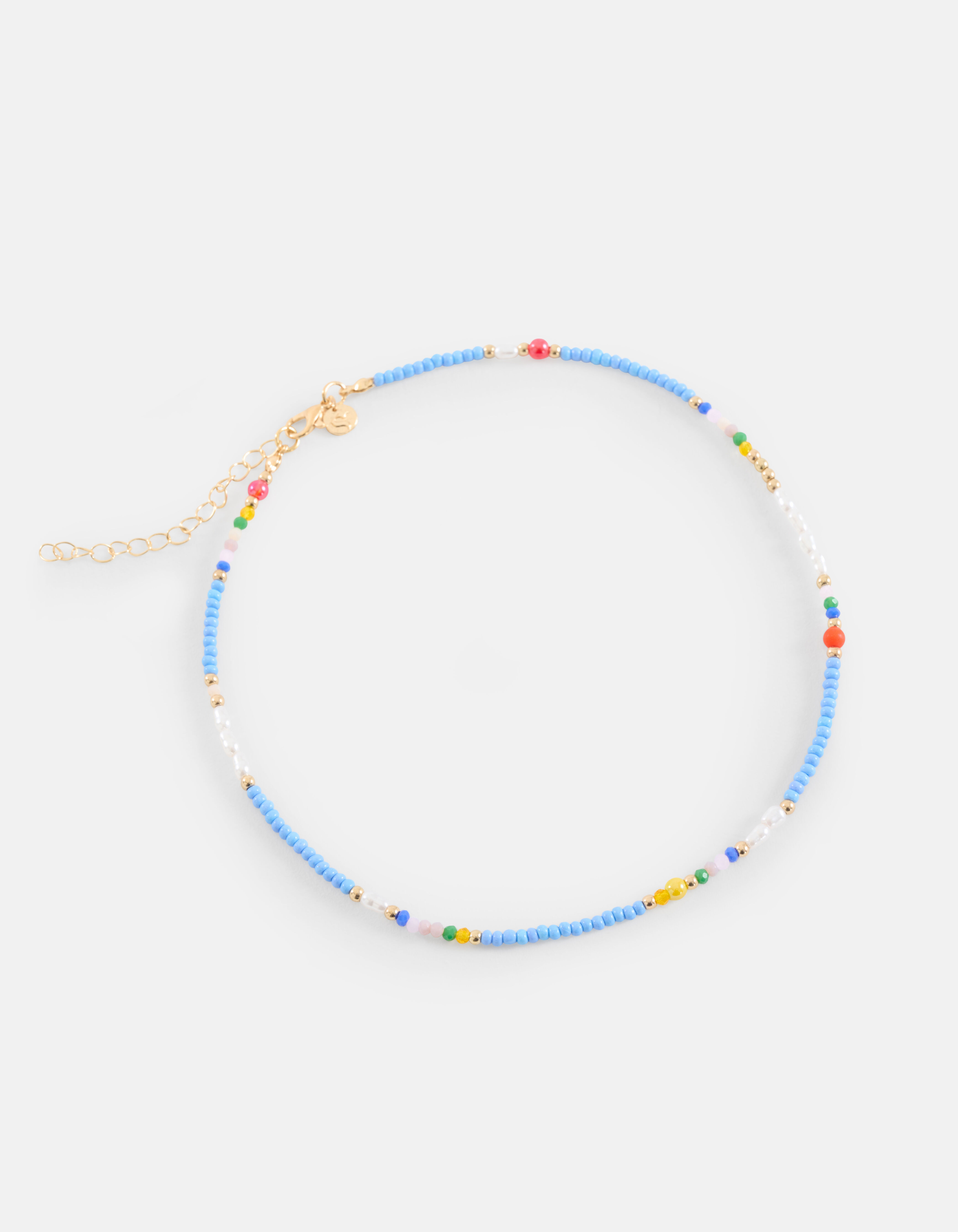 Beaded Ketting Blauw SHOEBY ACCESSOIRES