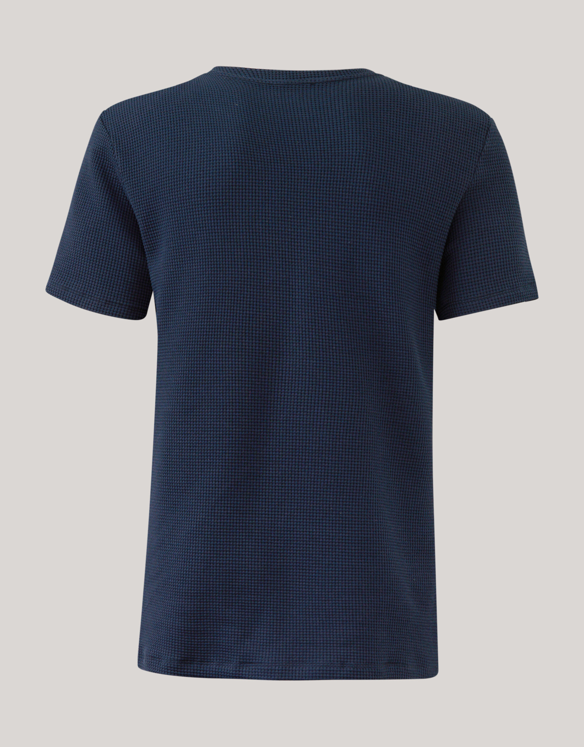 Structuur T-shirt Donkerblauw SHOEBY MEN