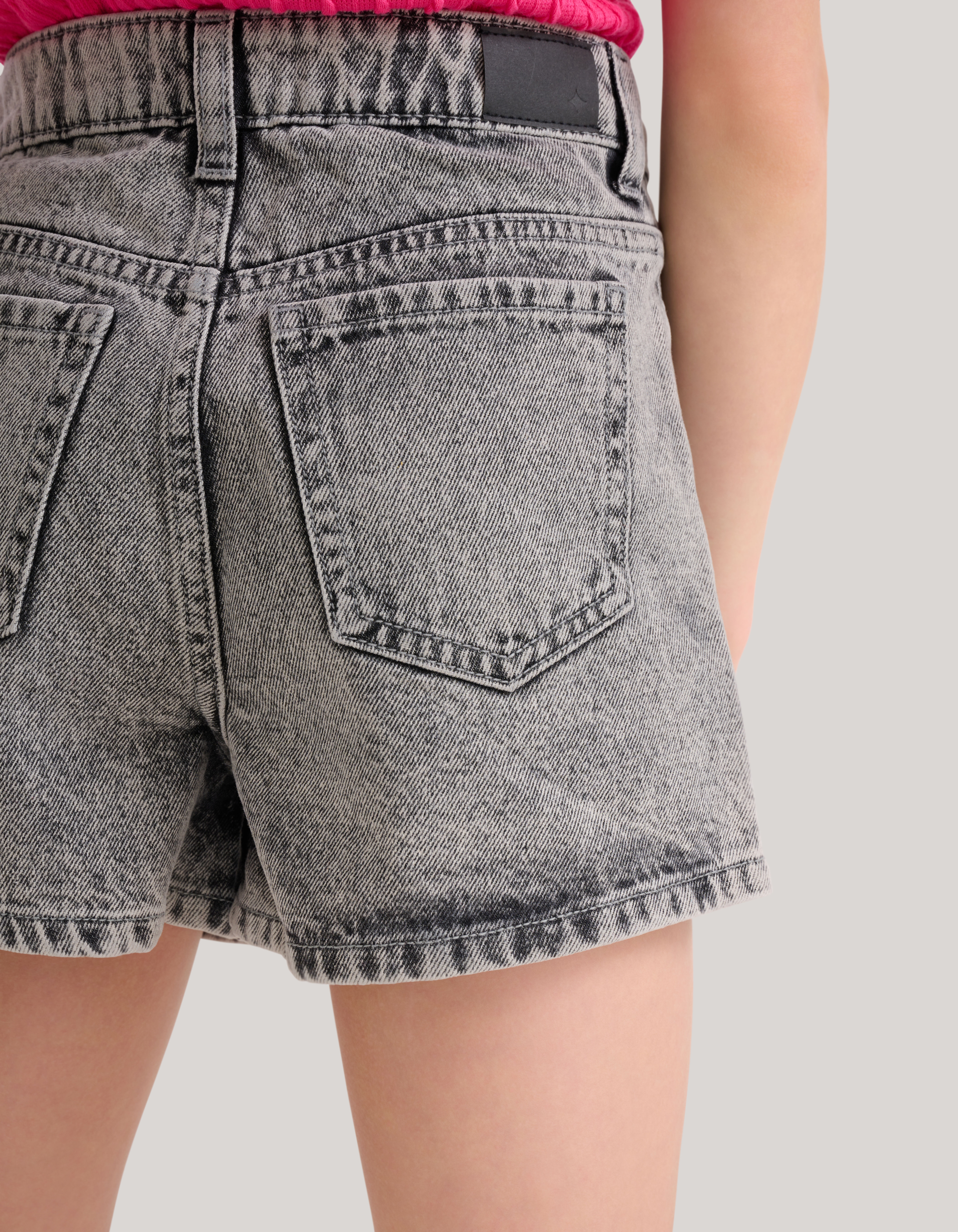 Strass Denim Short Grijs SHOEBY GIRLS