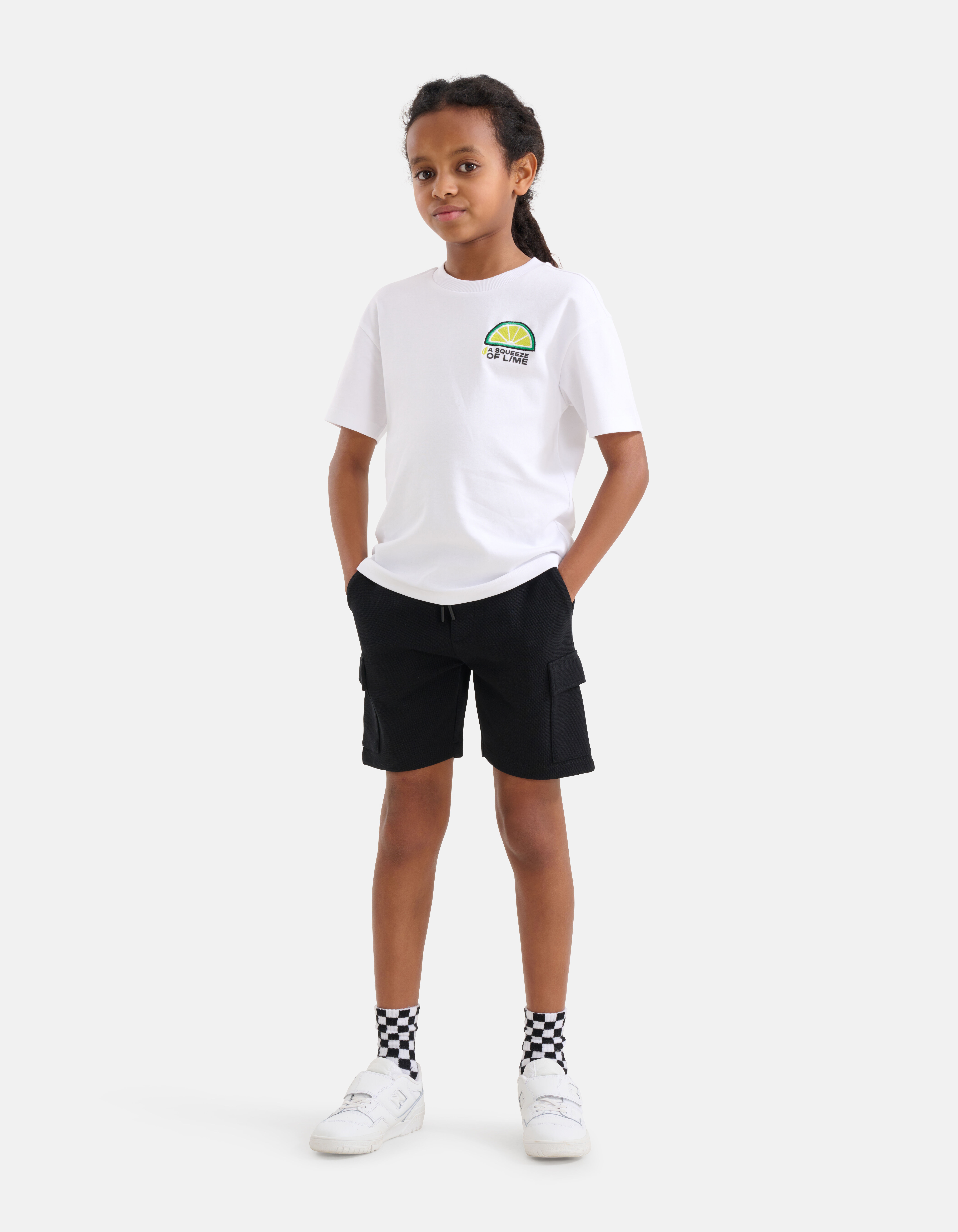 Cargo Jog Short Zwart SHOEBY BOYS