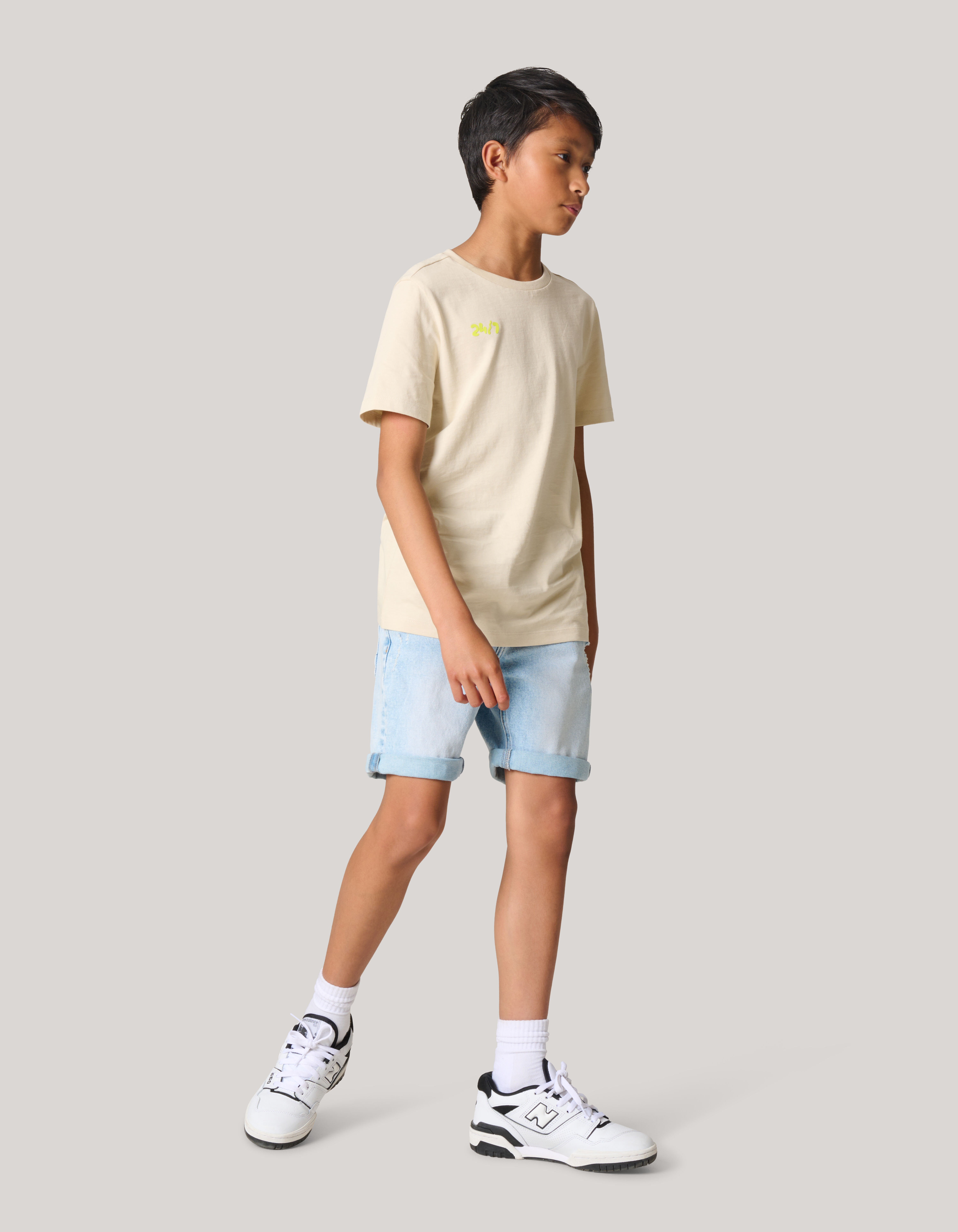 Artwork T-shirt Beige SHOEBY BOYS