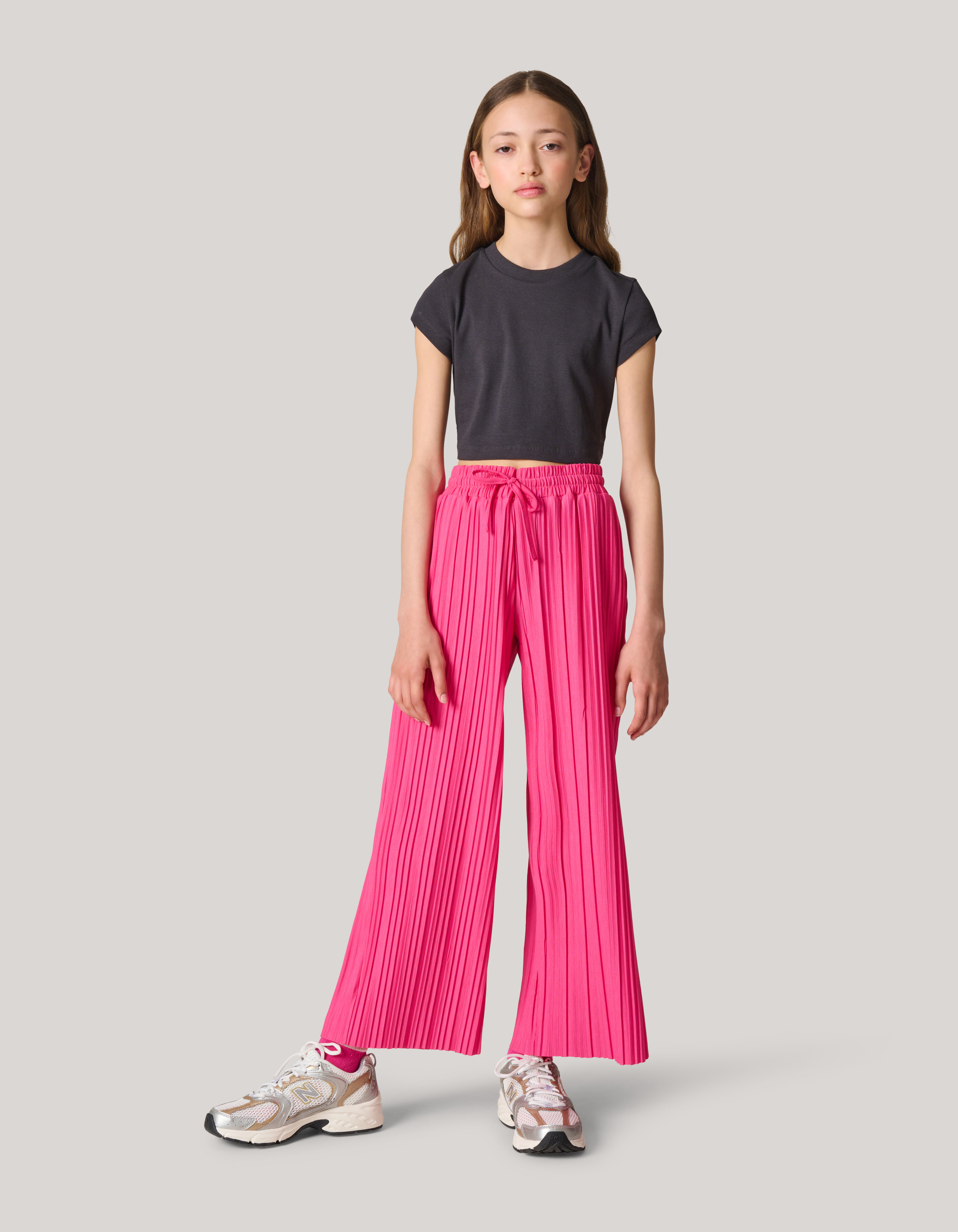 Plissé Broek Roze SHOEBY GIRLS