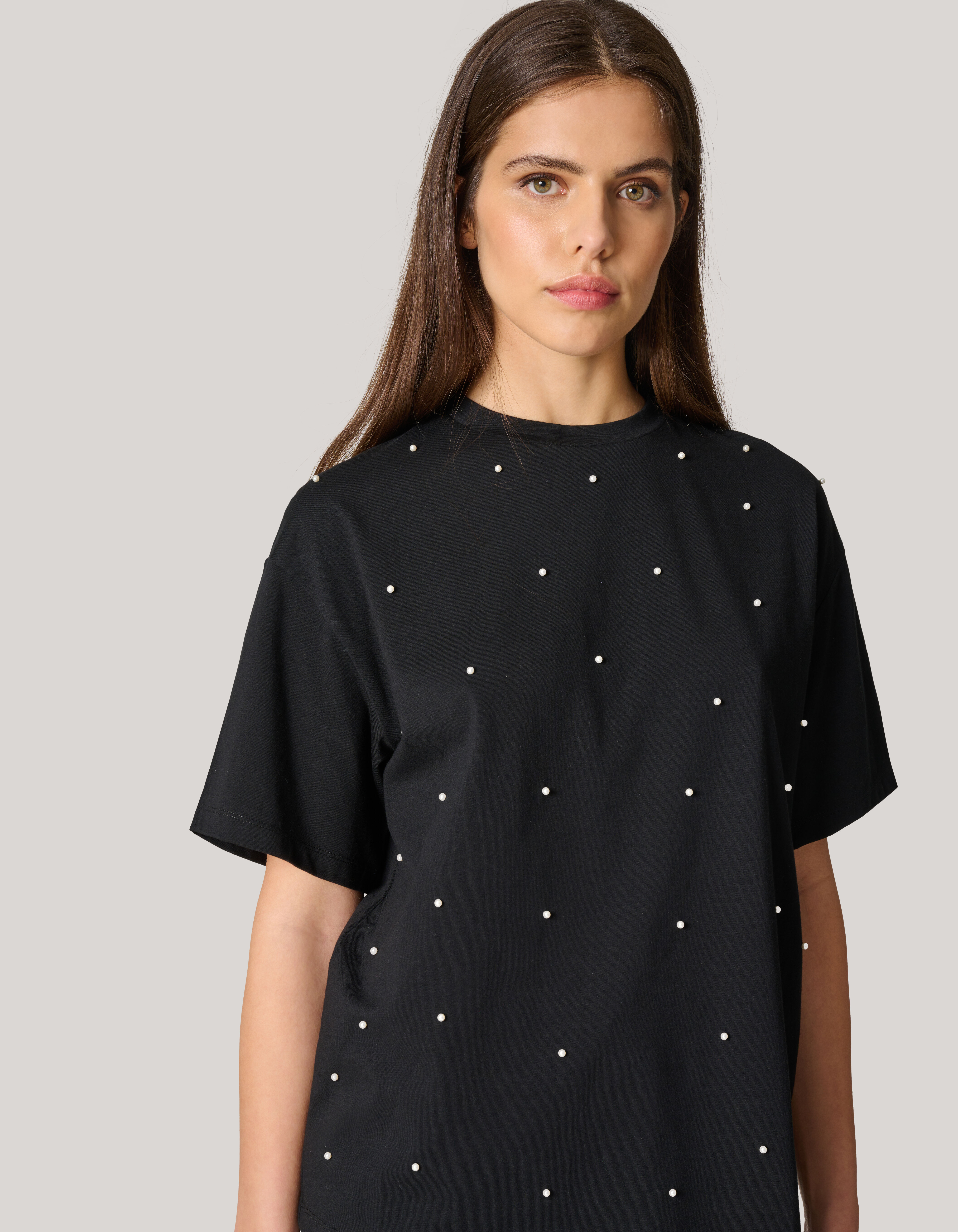 Parel T-shirt Zwart SHOEBY WOMEN