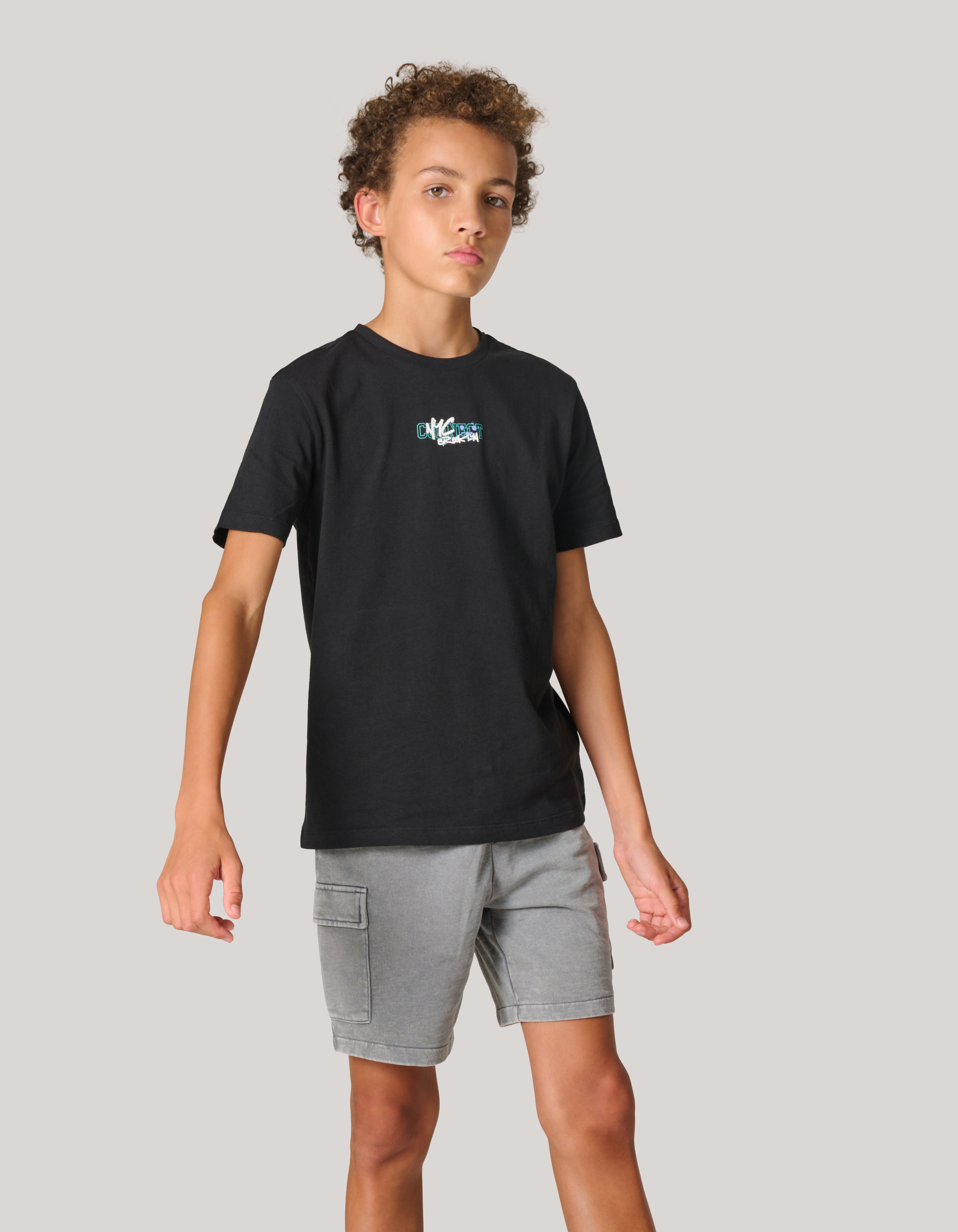 Artwork T-shirt Zwart SHOEBY BOYS