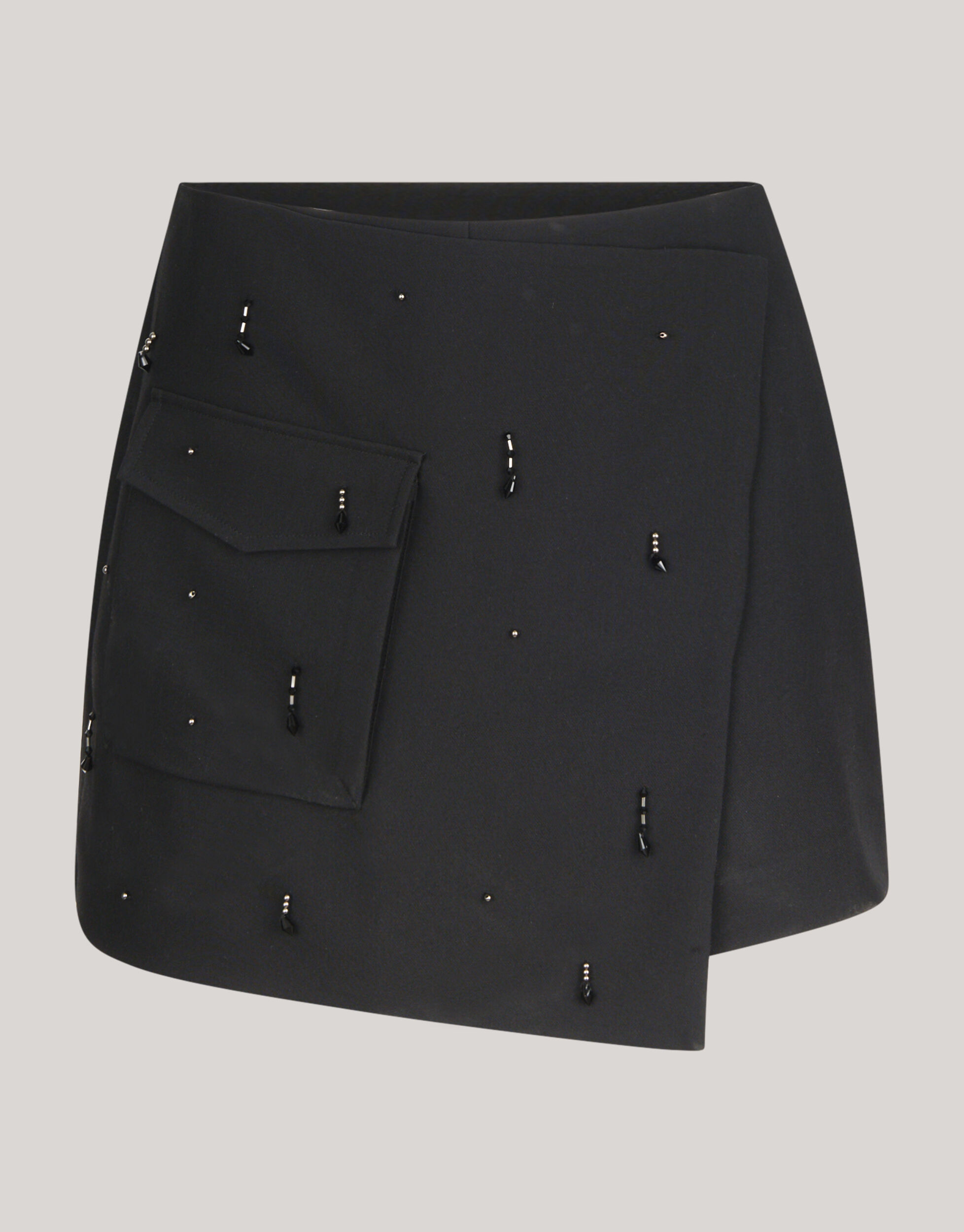 Embellished Cargo Skort Zwart SHOEBY WOMEN