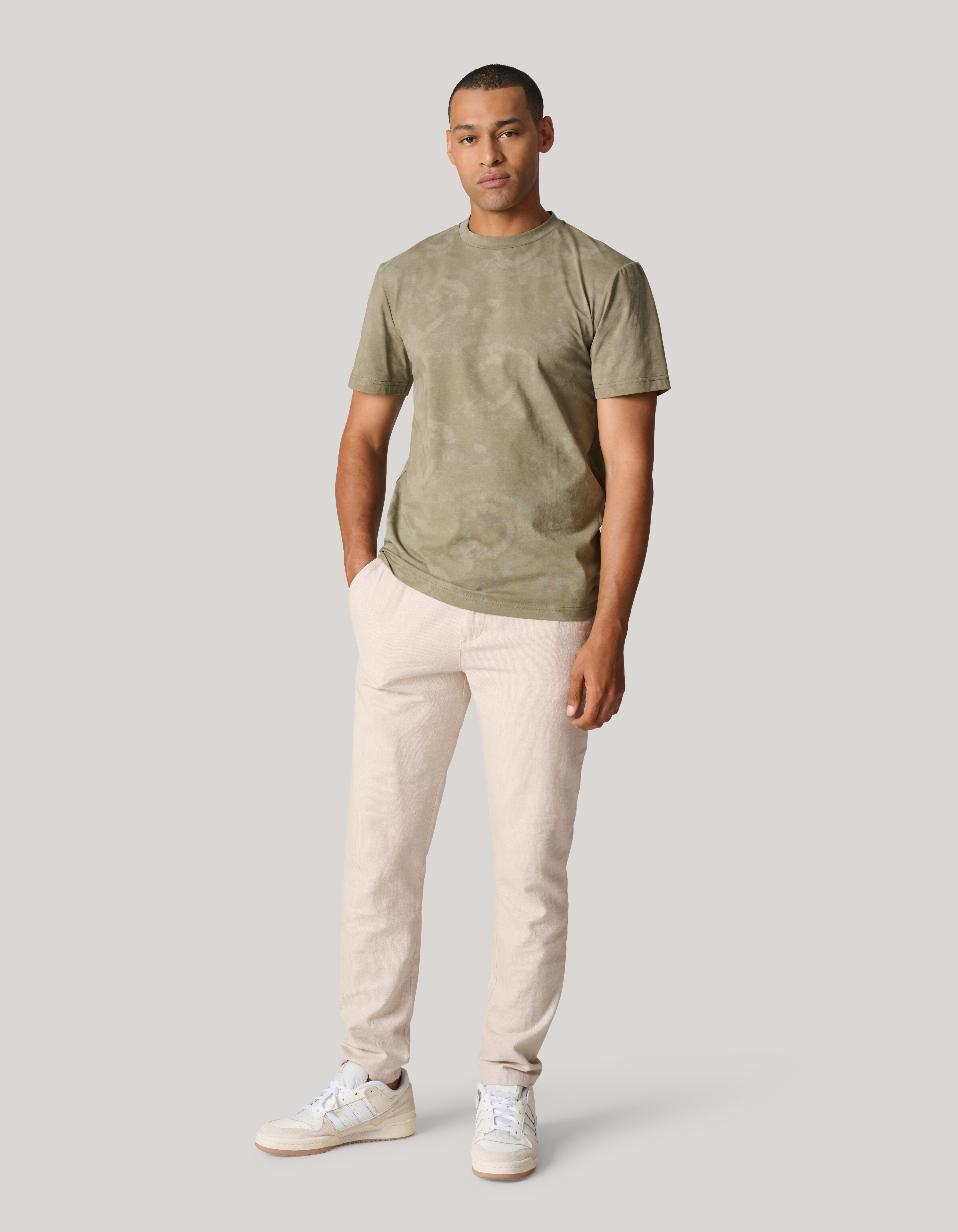 Printed T-shirt Groen SHOEBY MEN