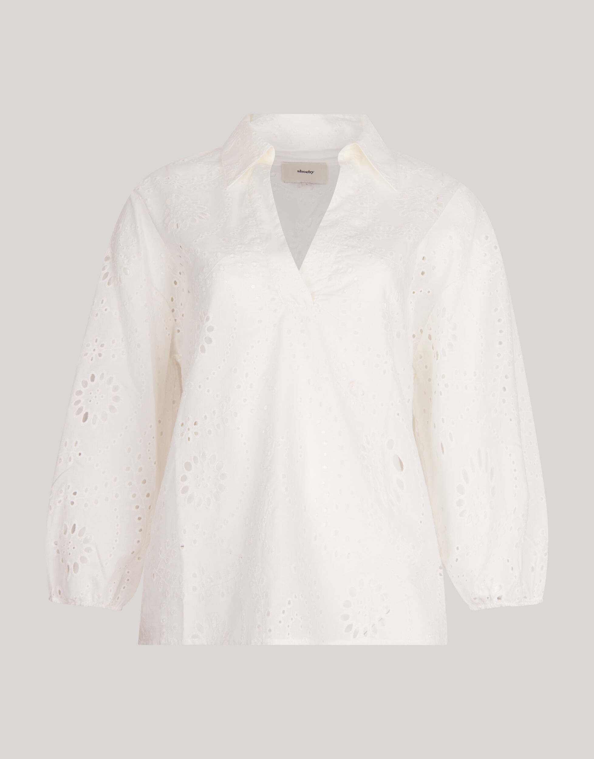 Broderie Blouse Wit SHOEBY WOMEN