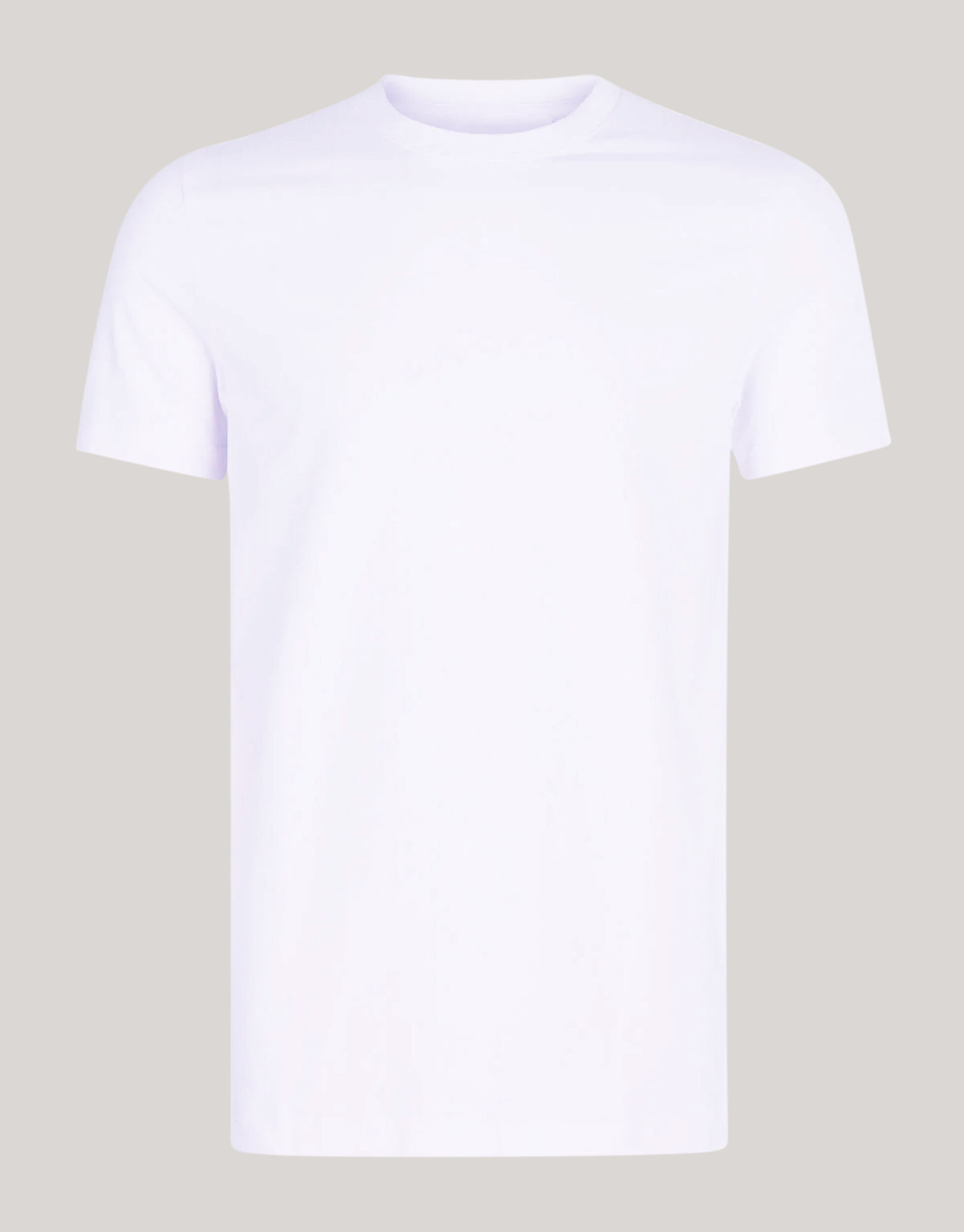 Basis T-shirt Wit SHOEBY MEN