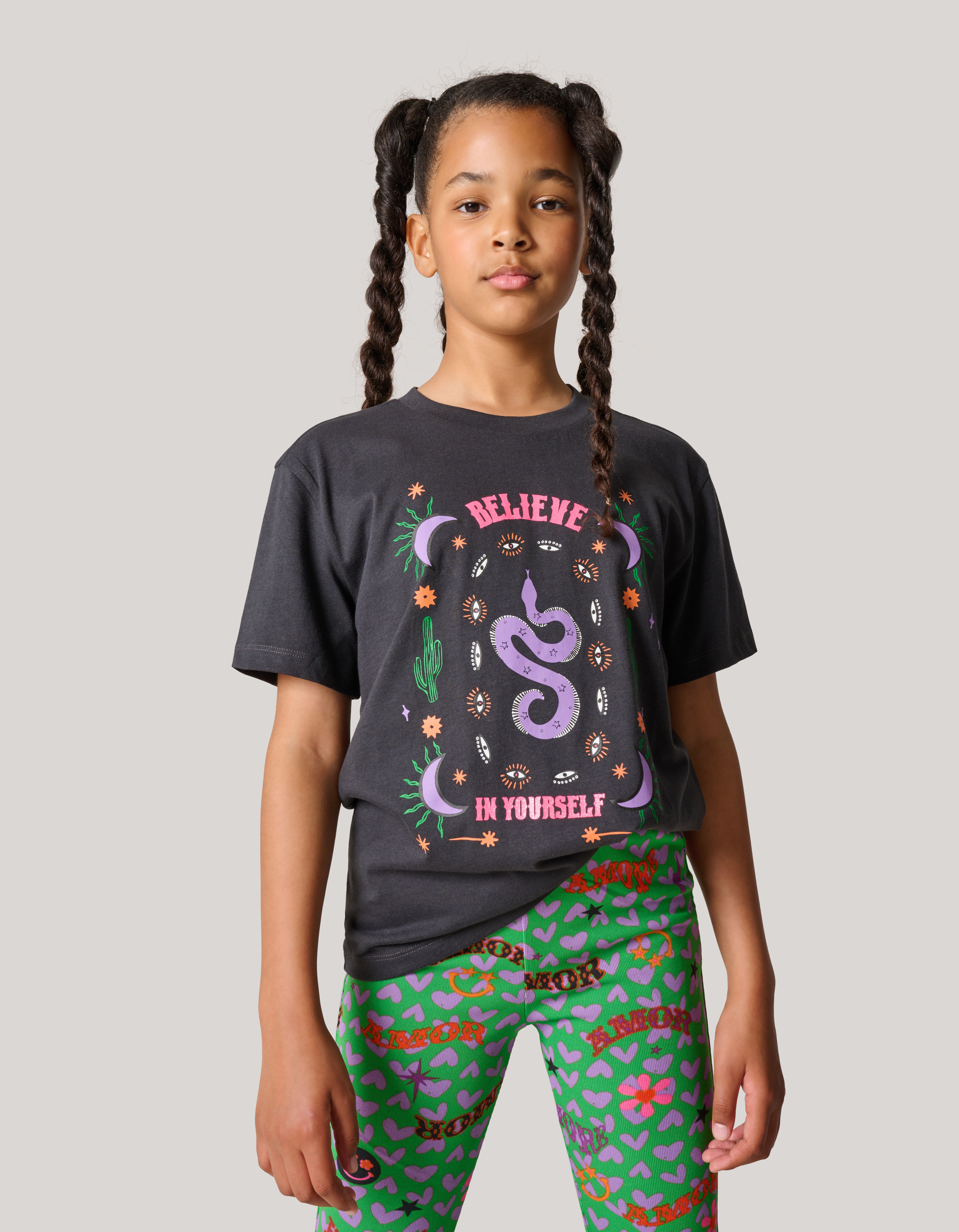 Artwork T-shirt Zwart SHOEBY GIRLS