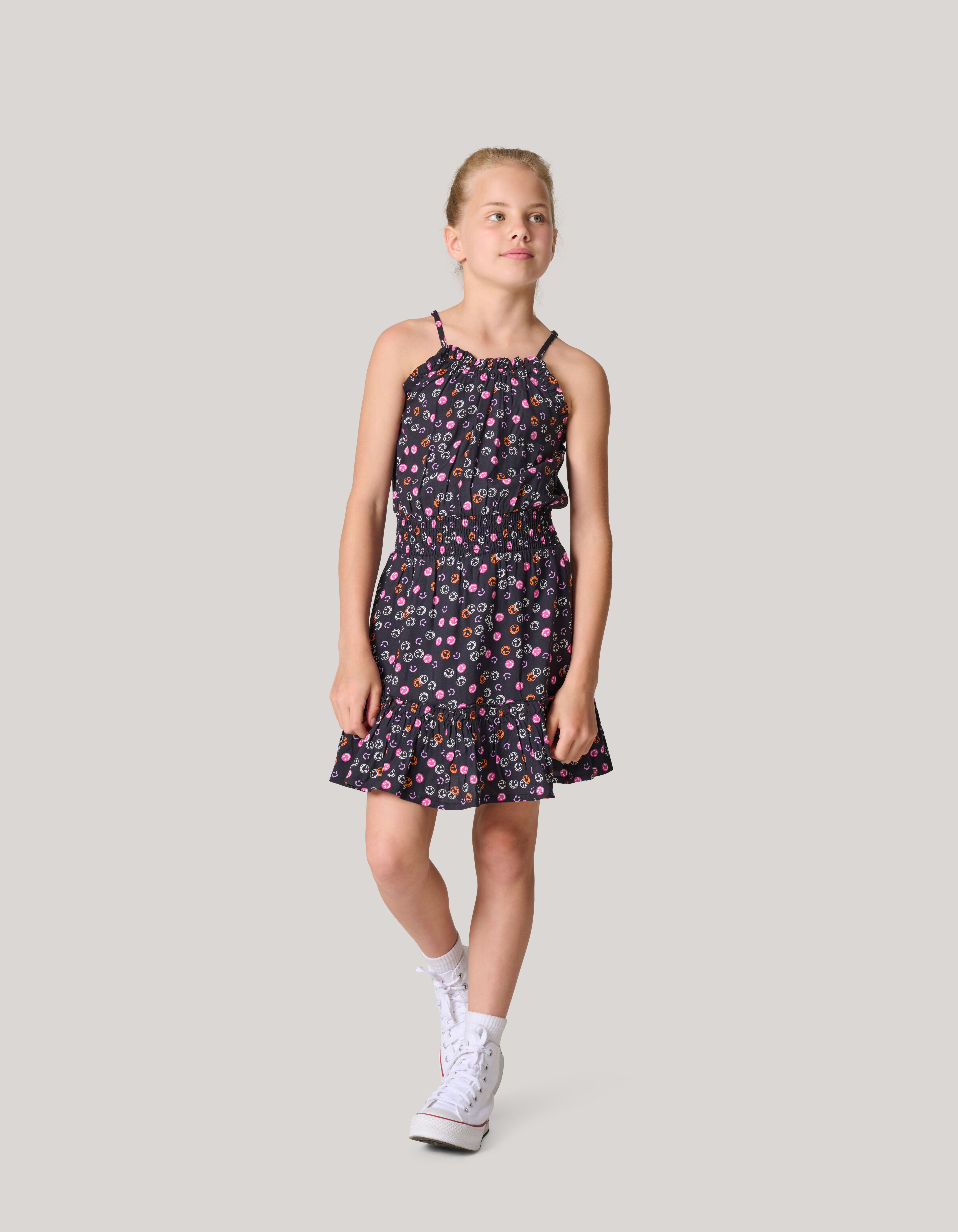 Printed Jurk Donkergrijs SHOEBY GIRLS