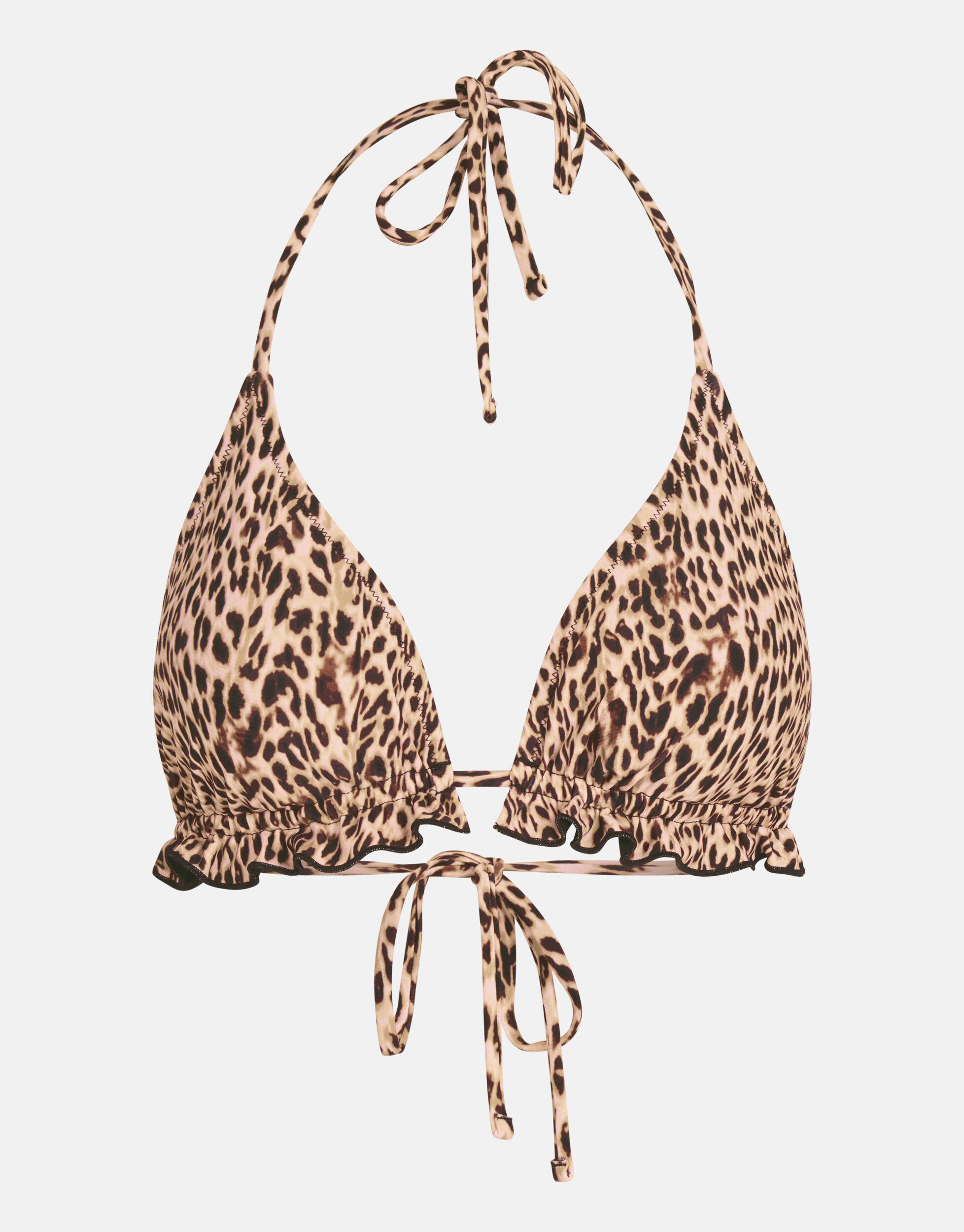 Verkeersopstopping Ziek persoon Defecte Cheetah Print Bikini Top | Shoeby