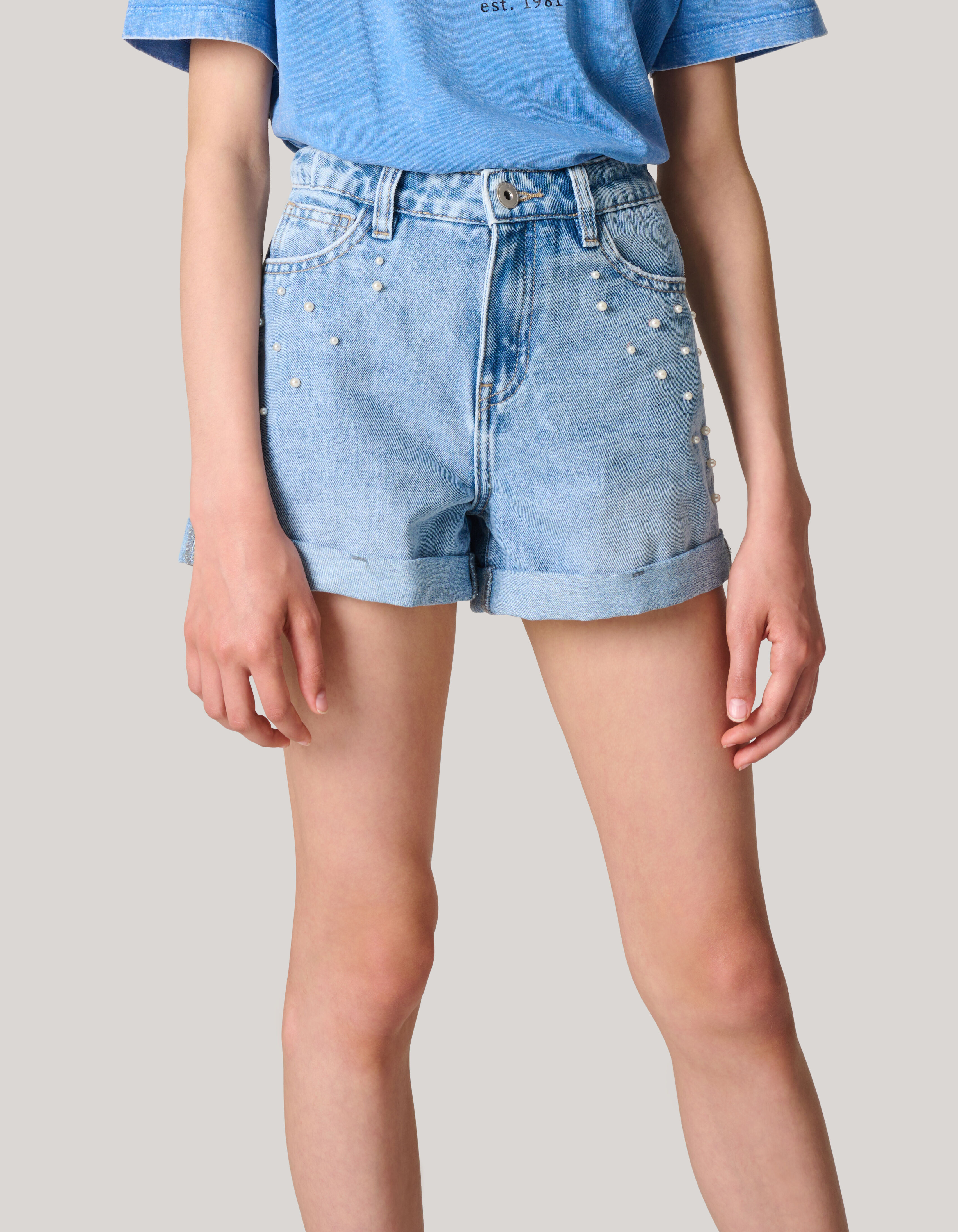 Pearl Denim Short SHOEBY GIRLS