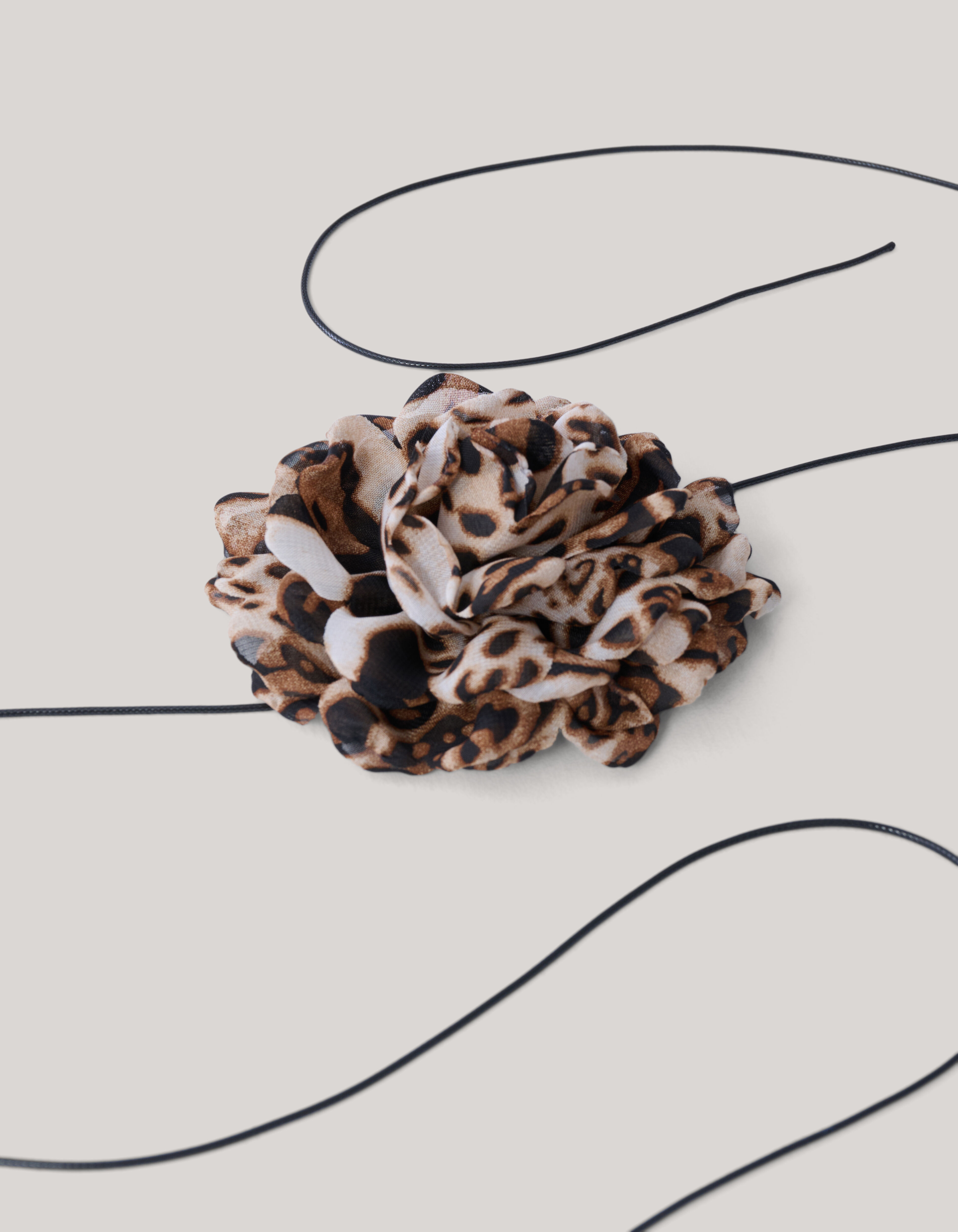 Leopard Corsage Ketting Bruin SHOEBY ACCESSOIRES