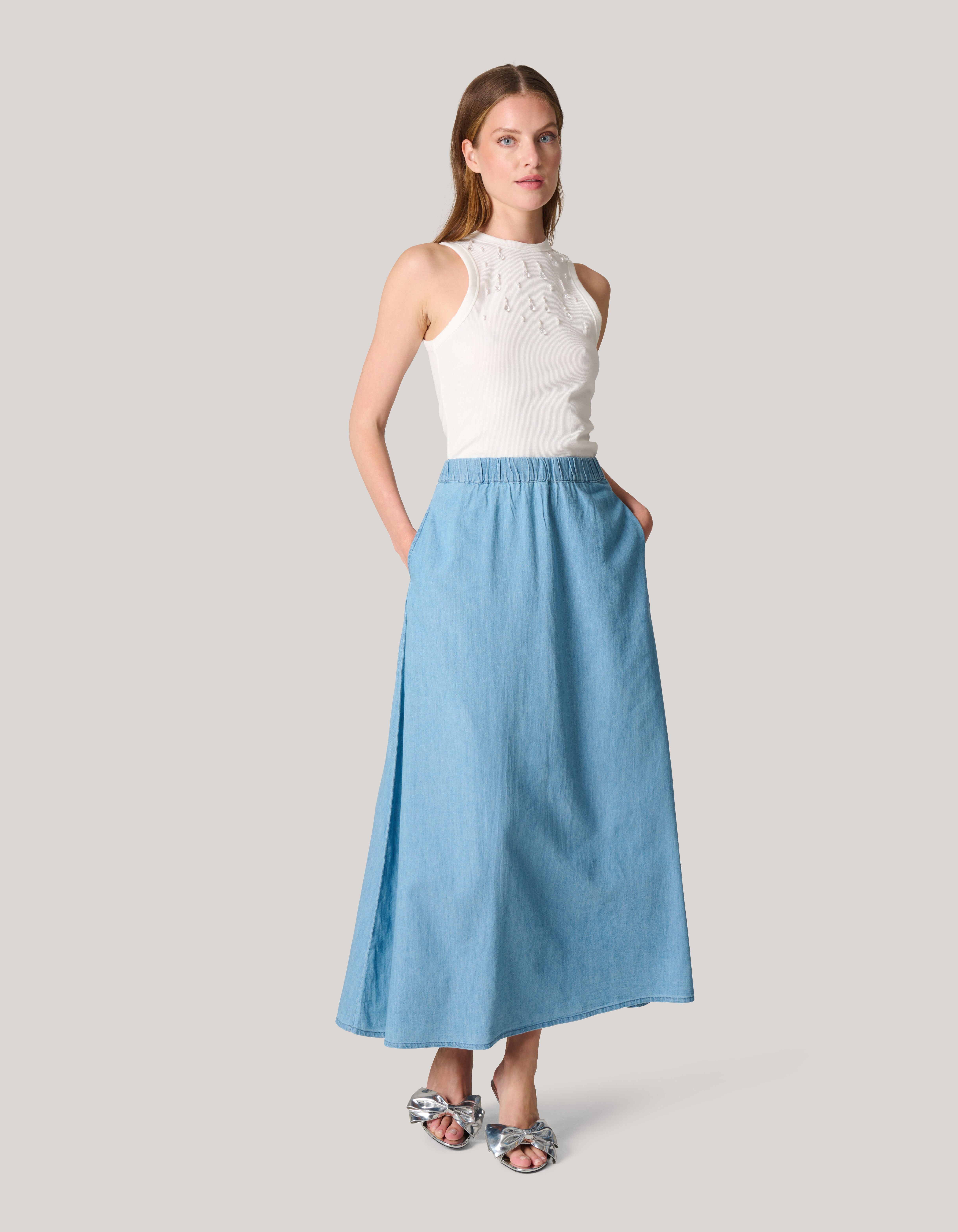 Denim Maxi Rok SHOEBY WOMEN