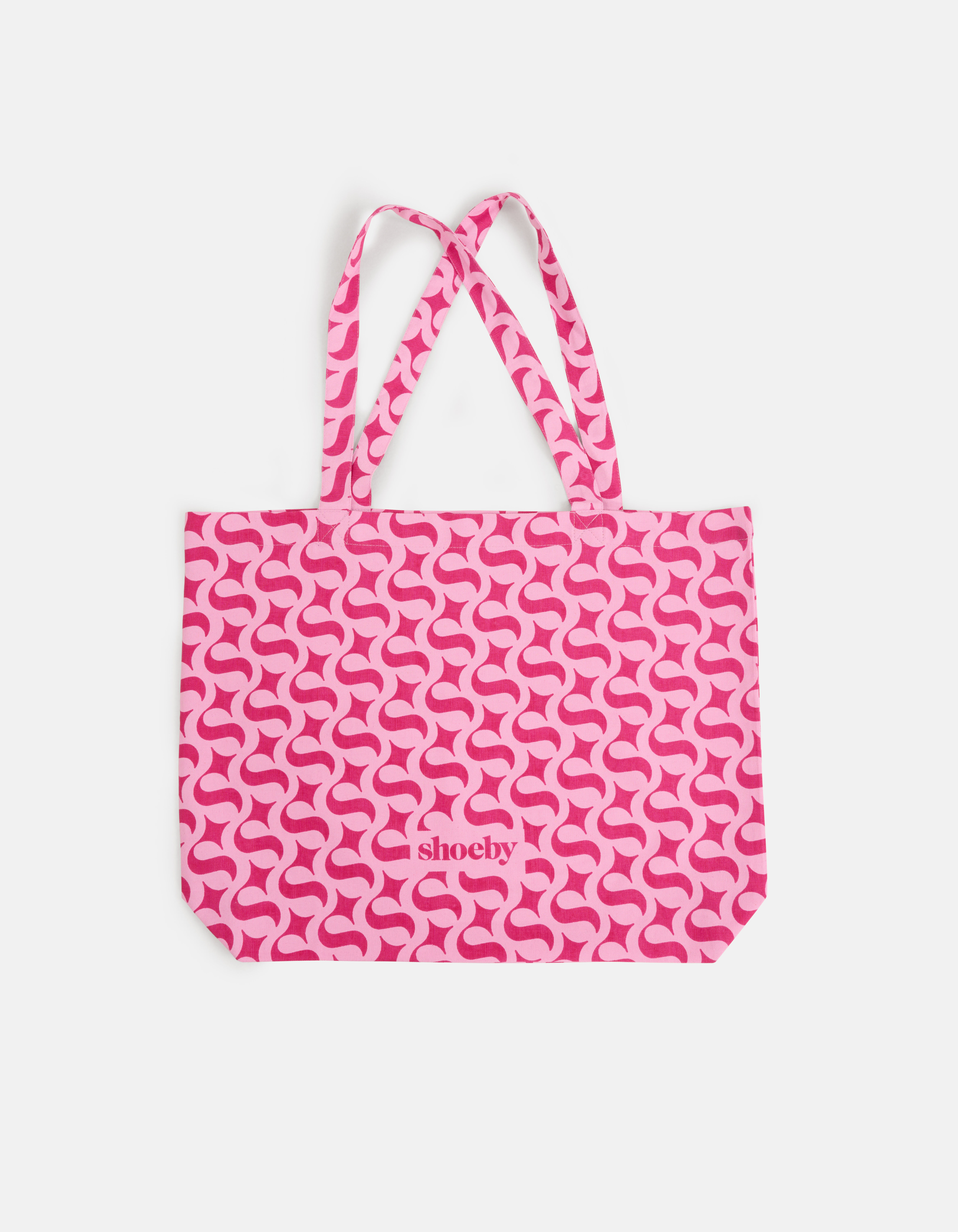 Shoeby Logo Shopper Roze SHOEBY ACCESSOIRES