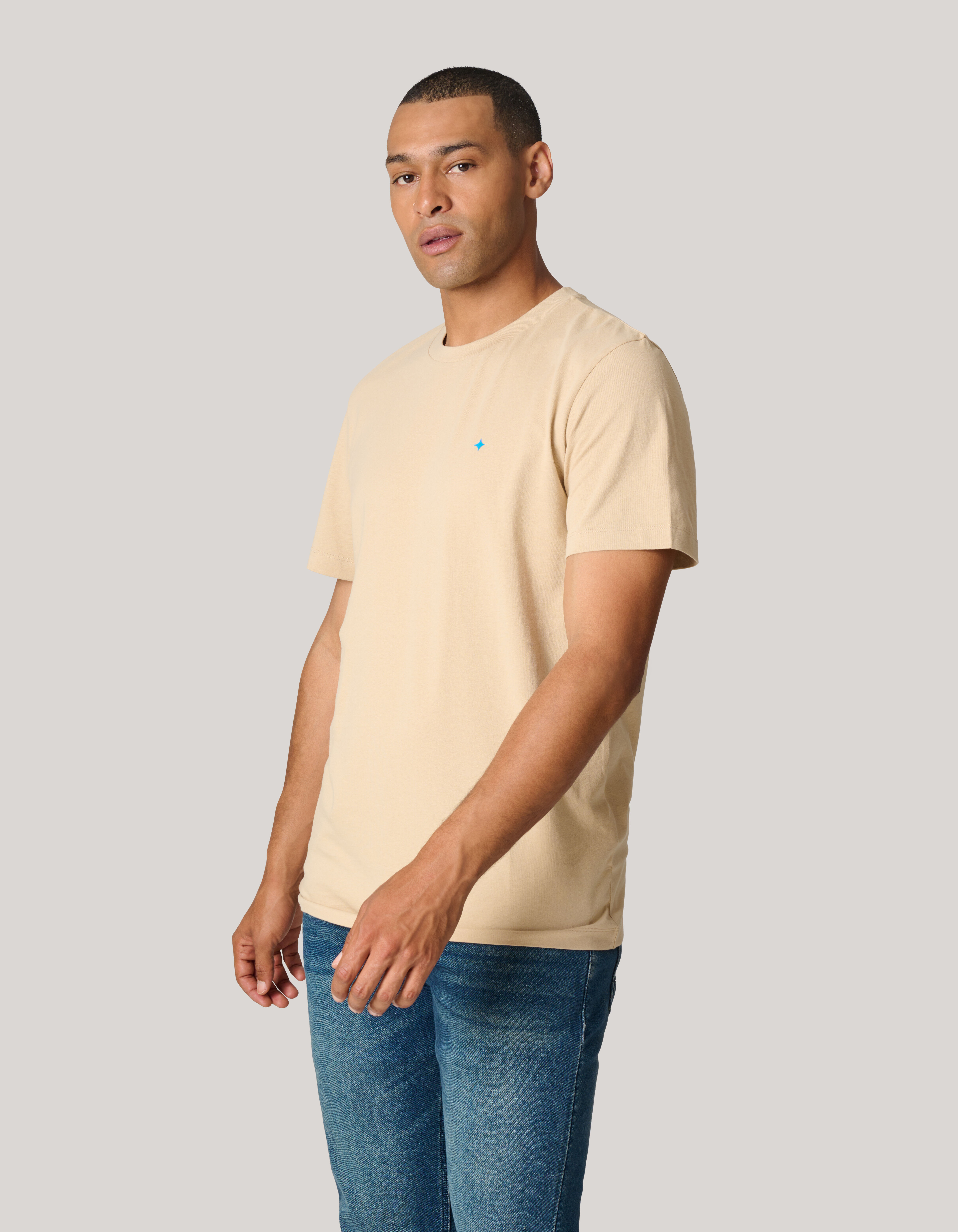 Logo T-shirt Beige SHOEBY MEN