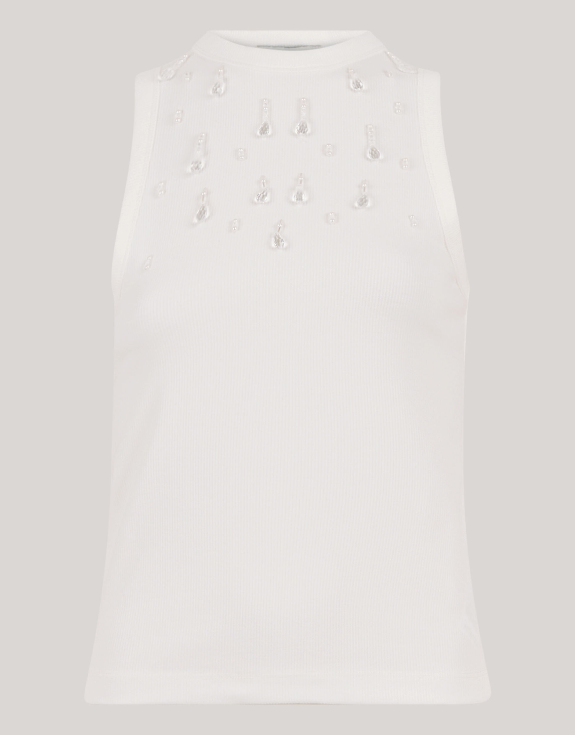 Embellished Singlet Wit SHOEBY WOMEN