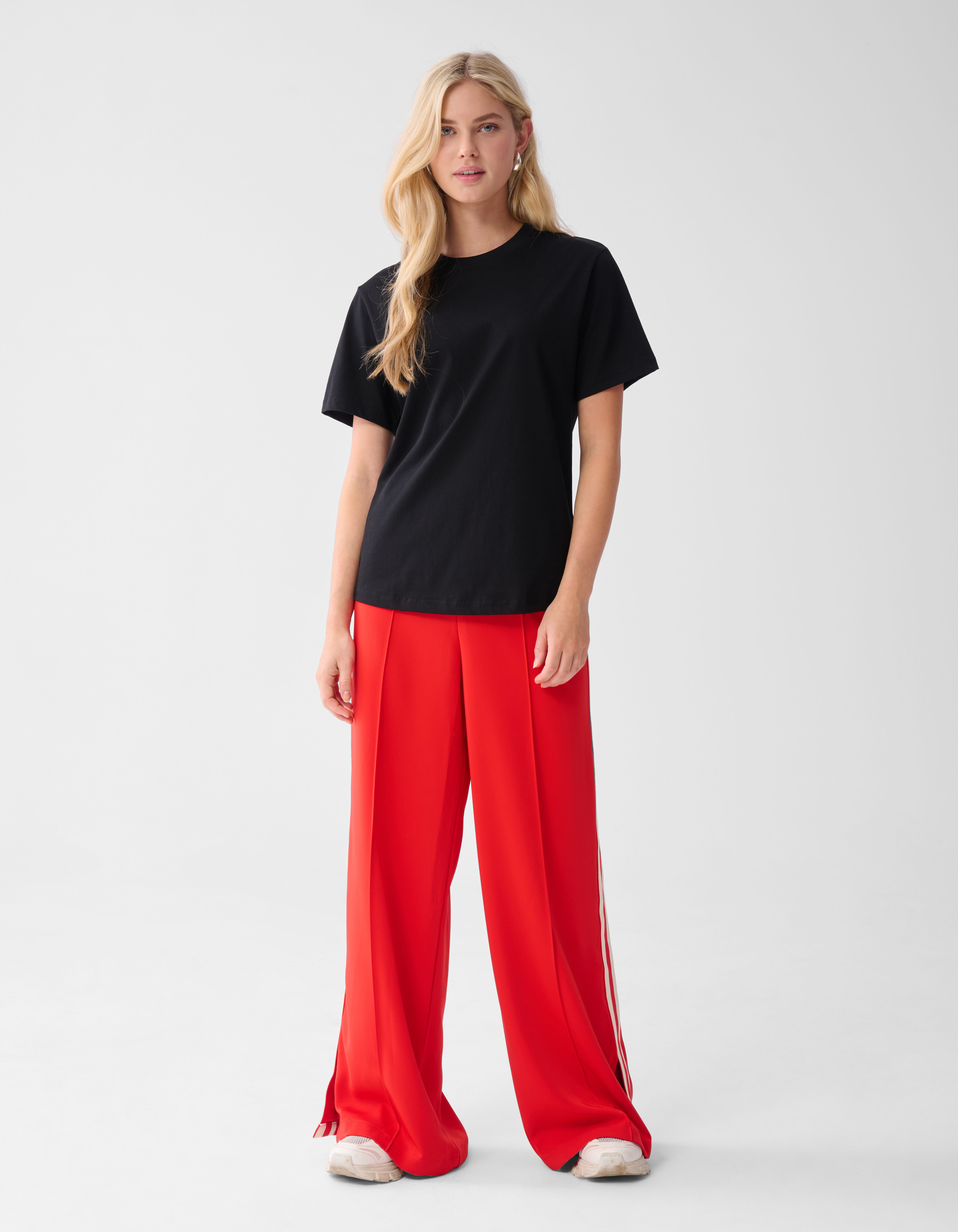 Side Stripe Broek Rood SHOEBY WOMEN