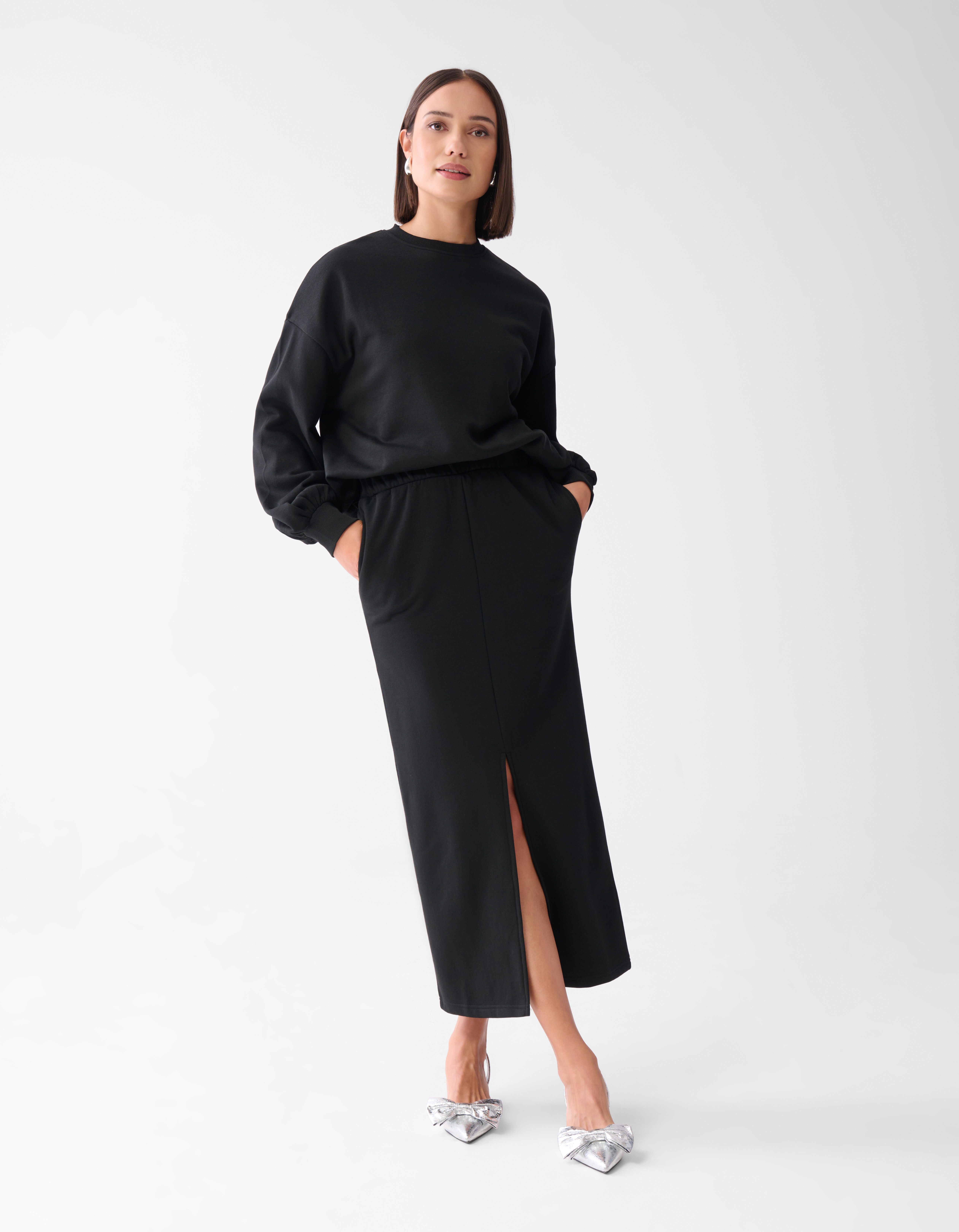 Sweat Rok Zwart SHOEBY WOMEN