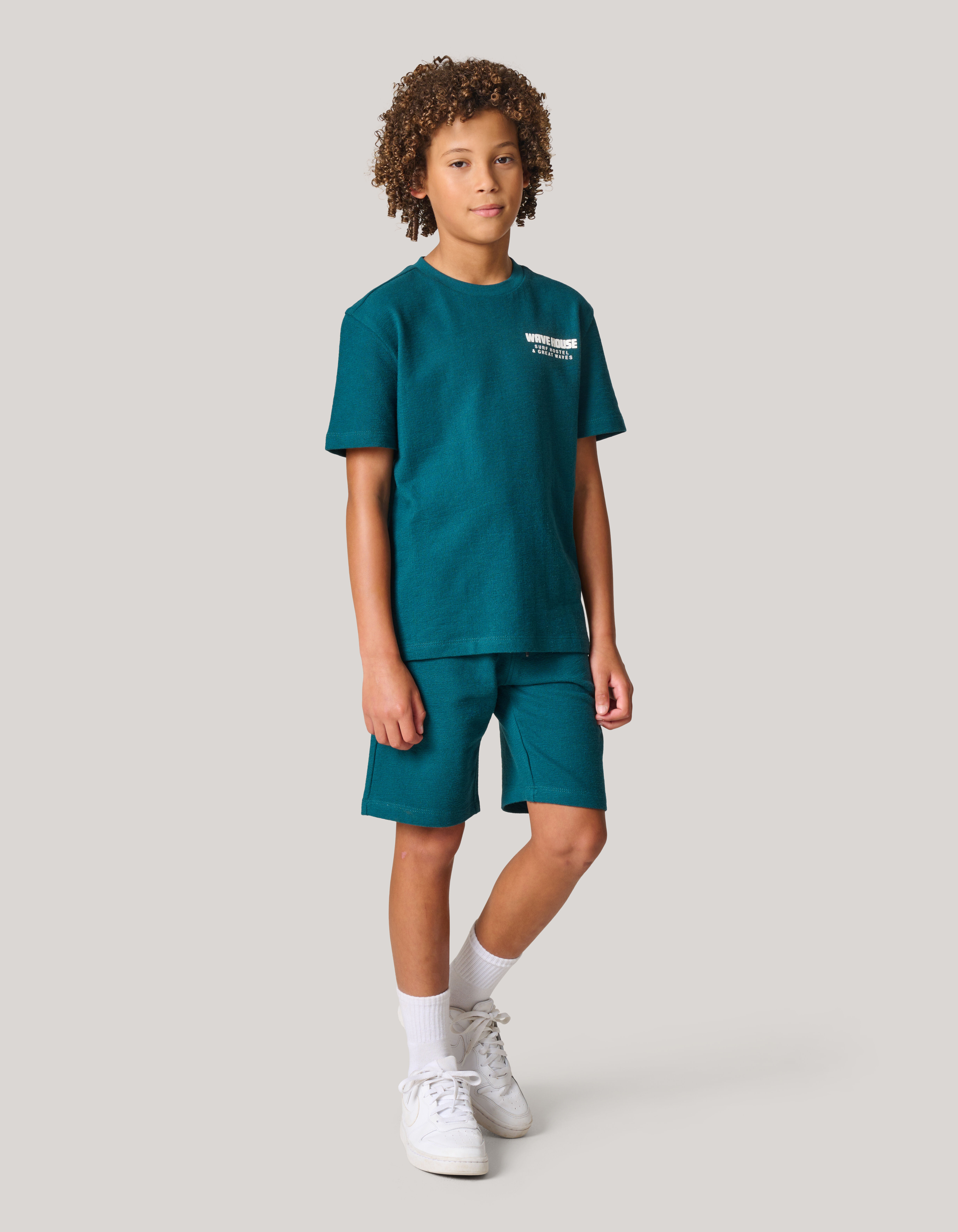 Structuur Short Donkergroen SHOEBY BOYS