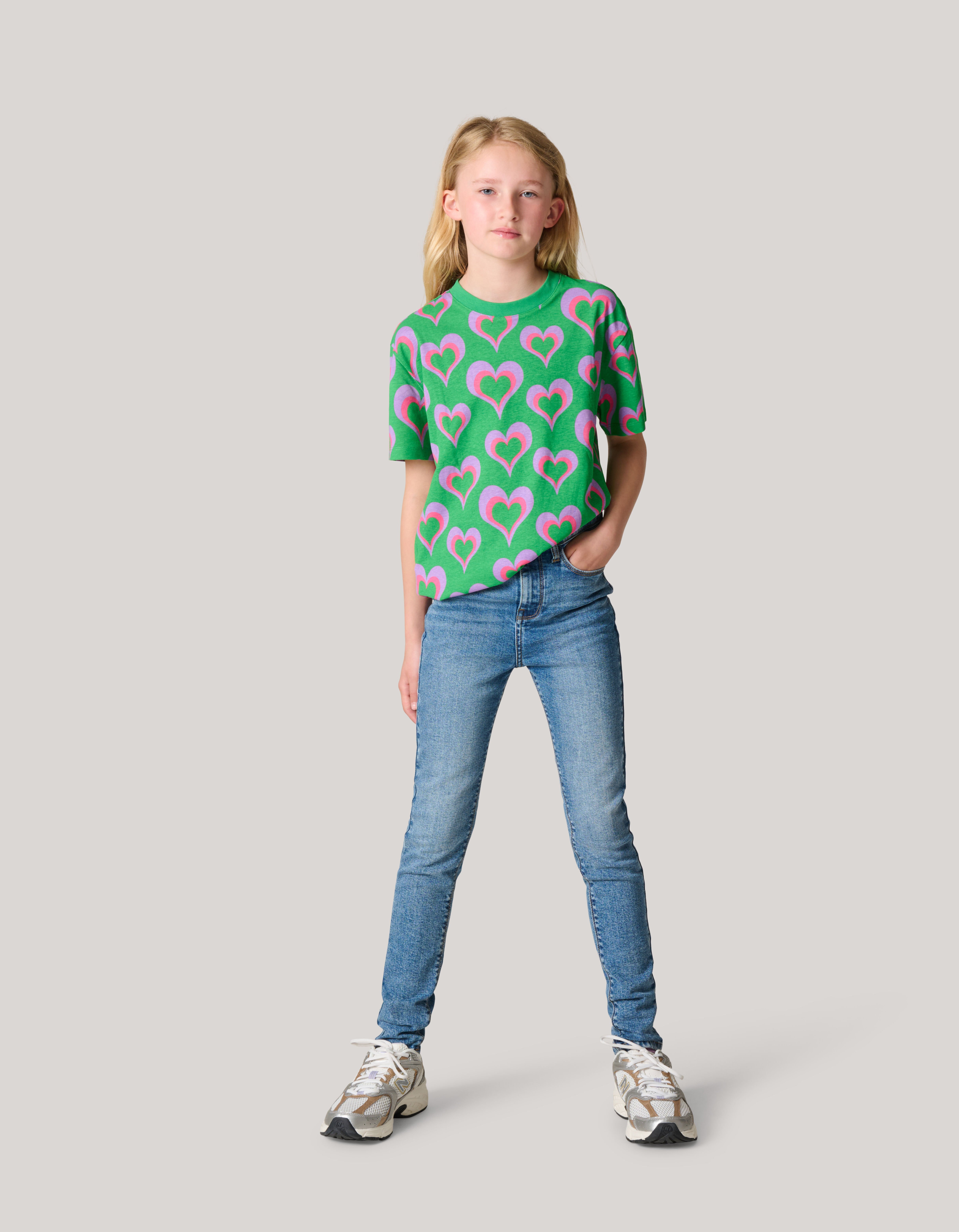 Printed T-shirt Groen SHOEBY GIRLS