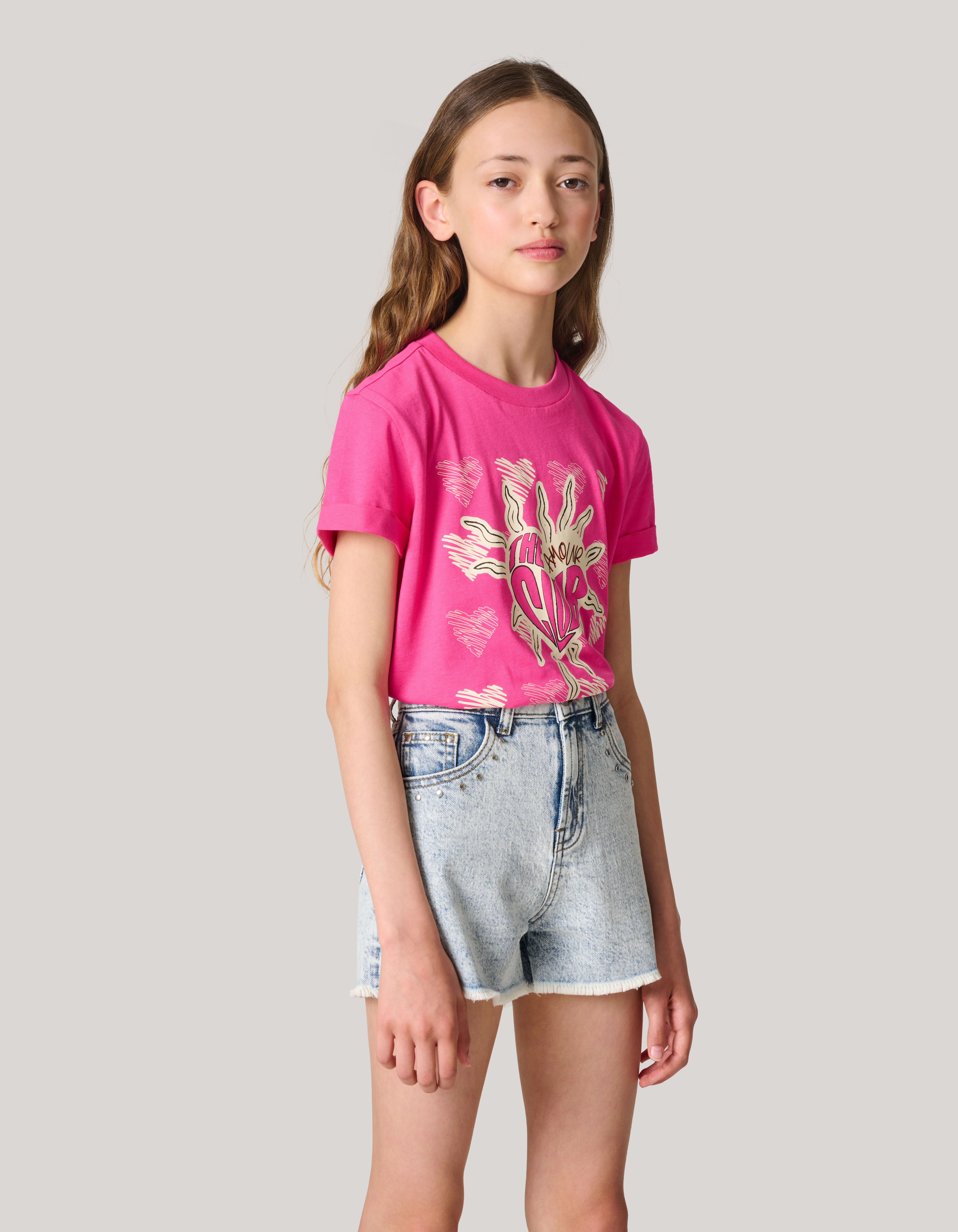 Artwork T-shirt Roze SHOEBY GIRLS