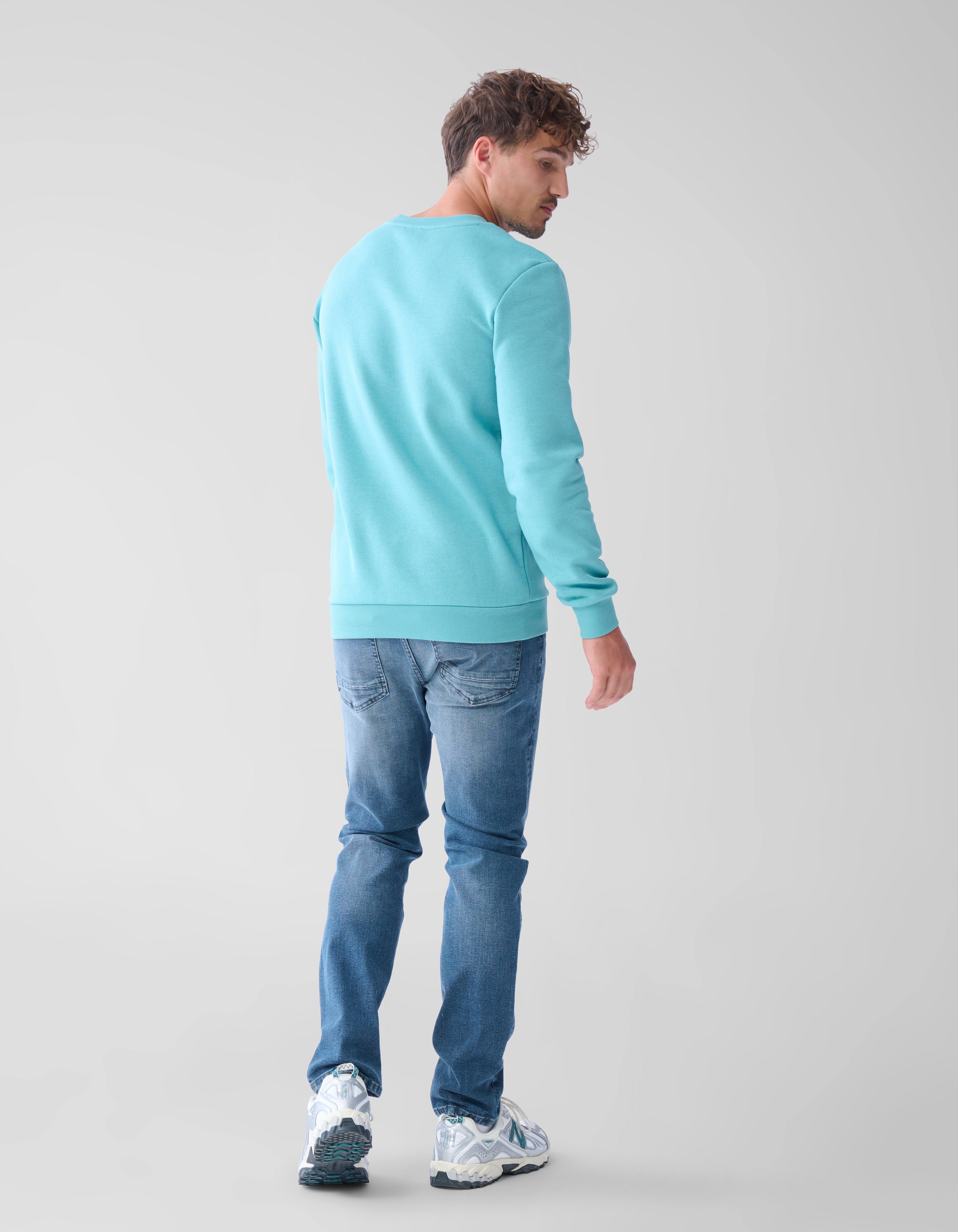 Basis Sweater Lichtgroen SHOEBY MEN